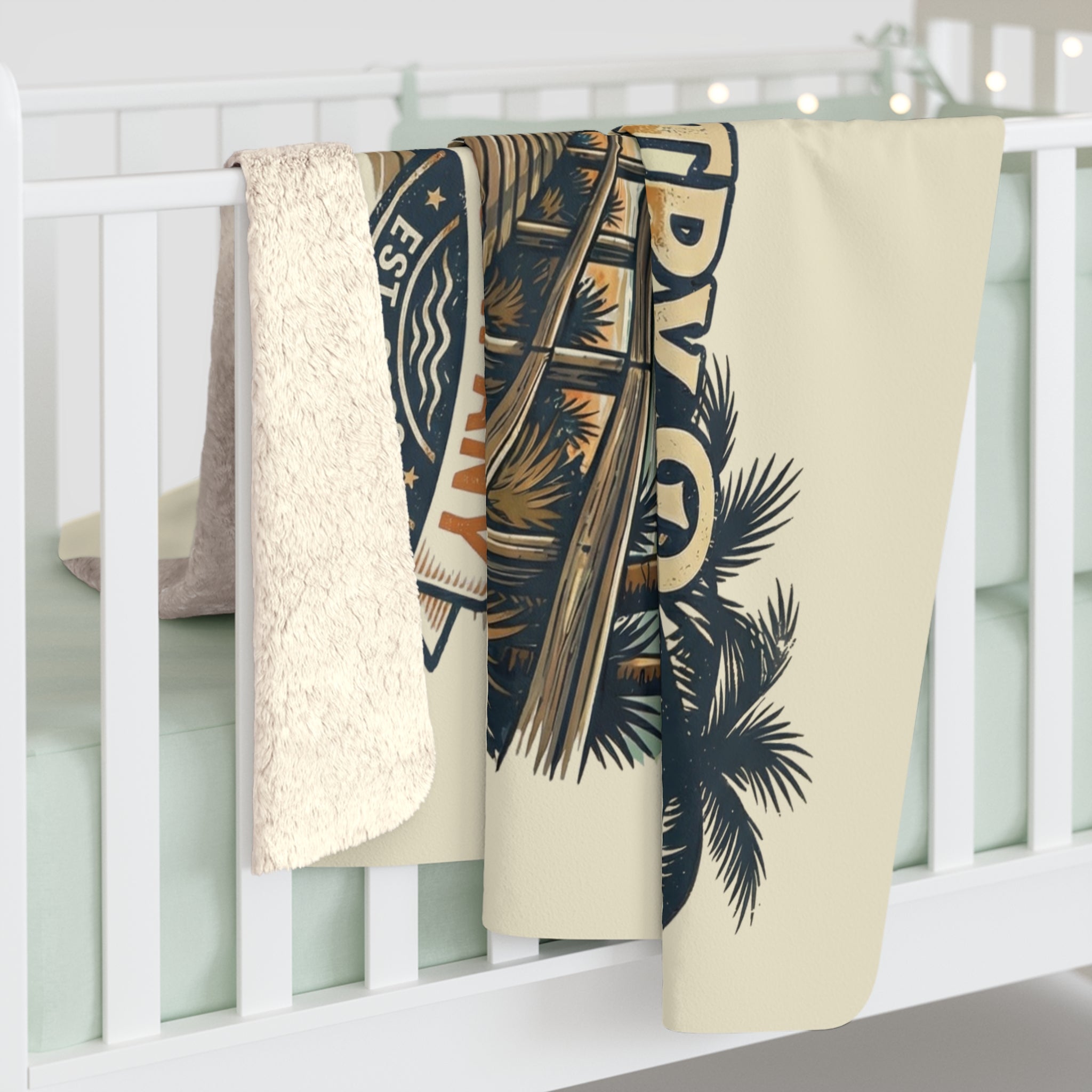 Lowcountry Pup Cozy Sherpa Fleece Blanket