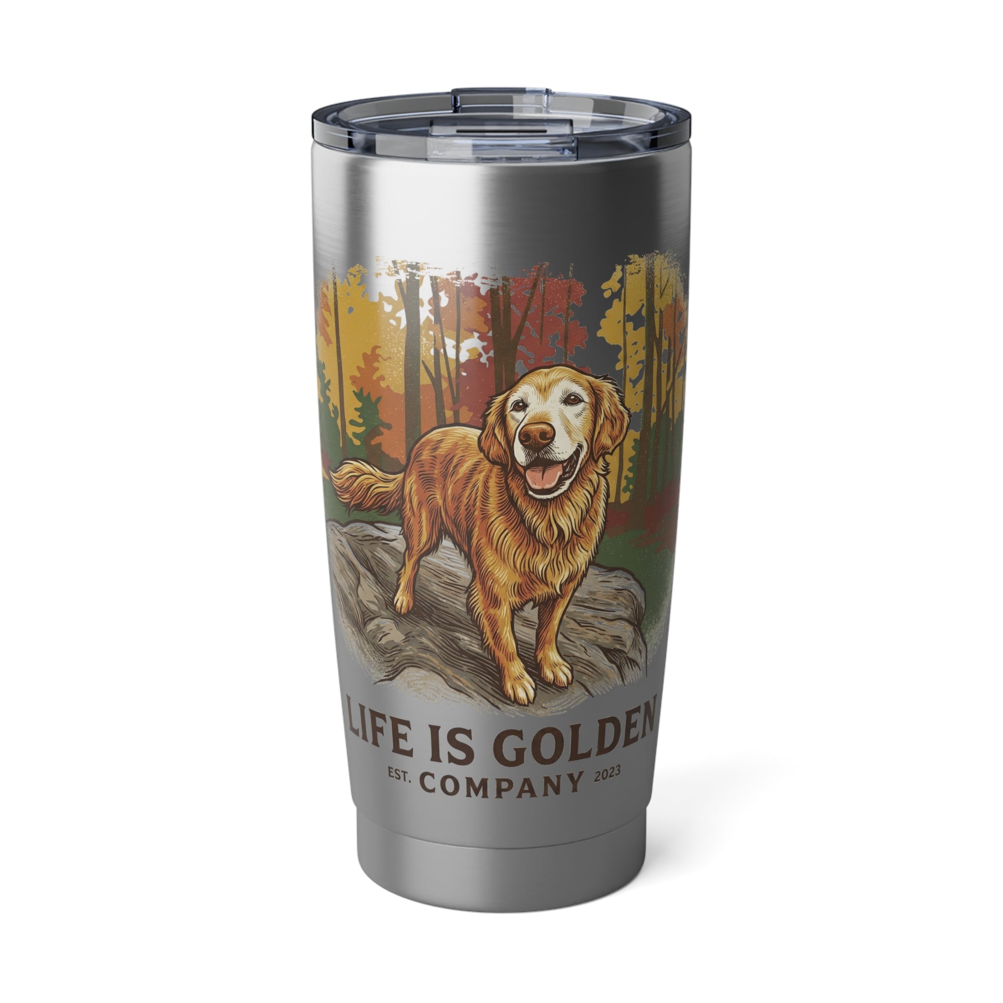 Autumn of a Golden Insulated 20oz Stainless Steel Tumbler