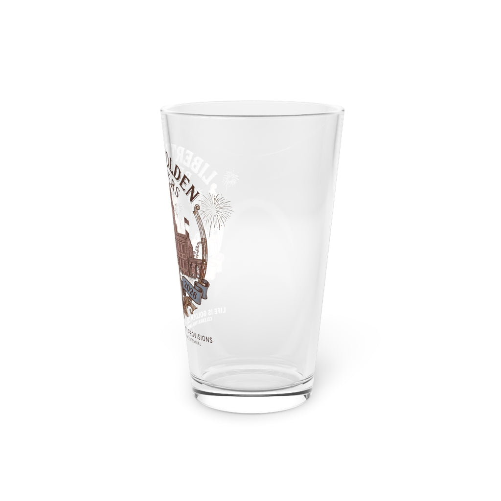 Liberty Goldens Semiquincentennial Pint Glass