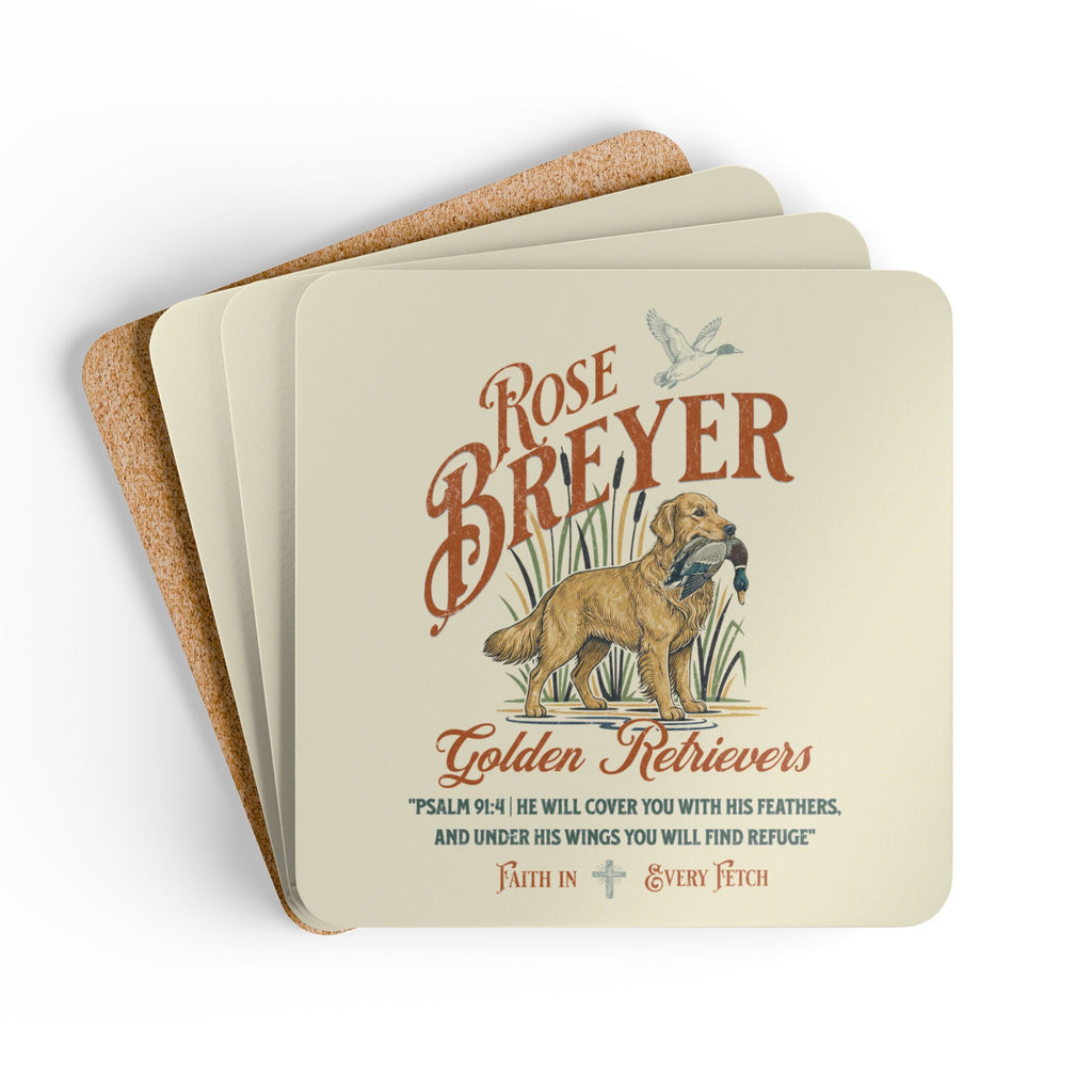 Rose Breyer Corkwood Coaster Set II