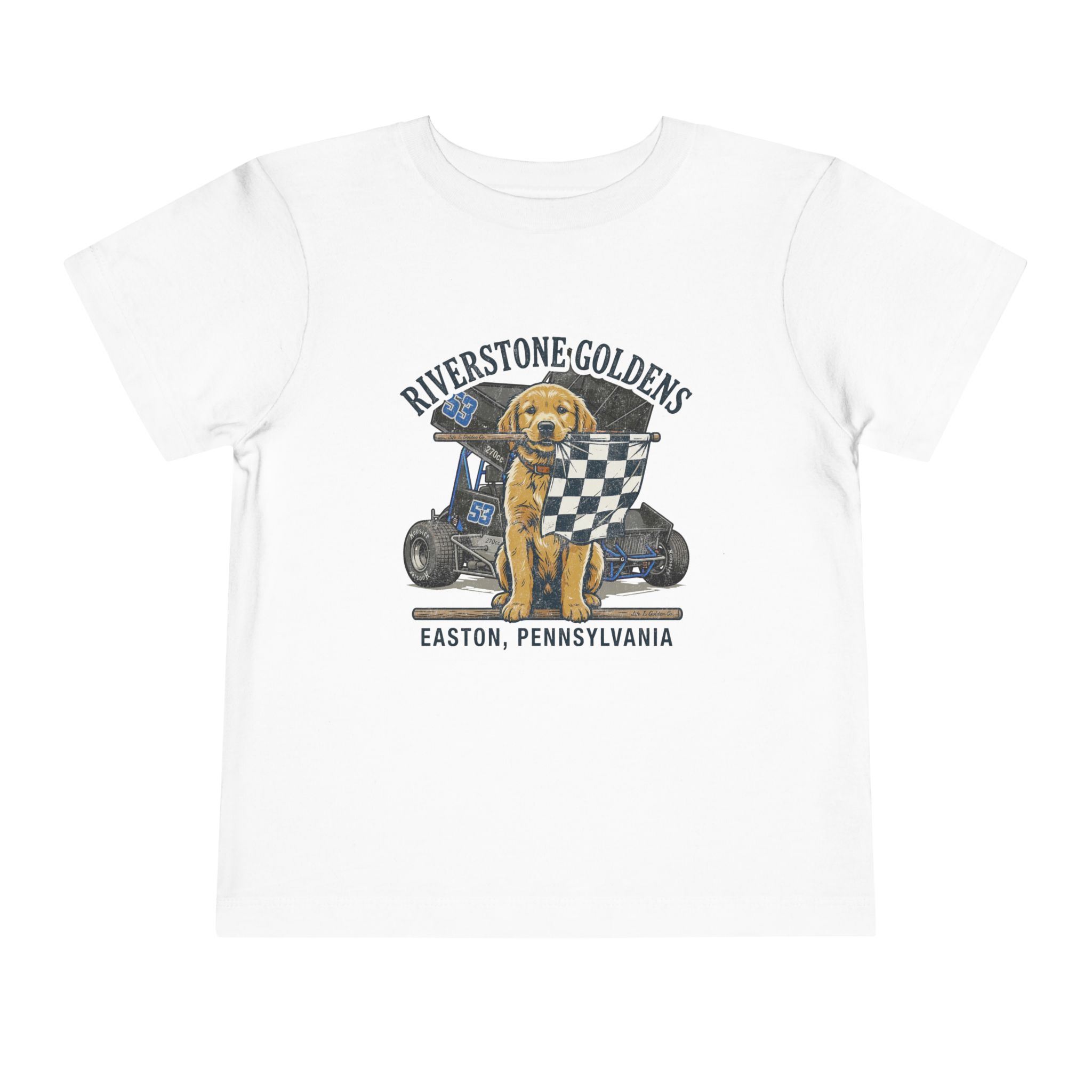 Riverstone Goldens Racing Toddler Tee