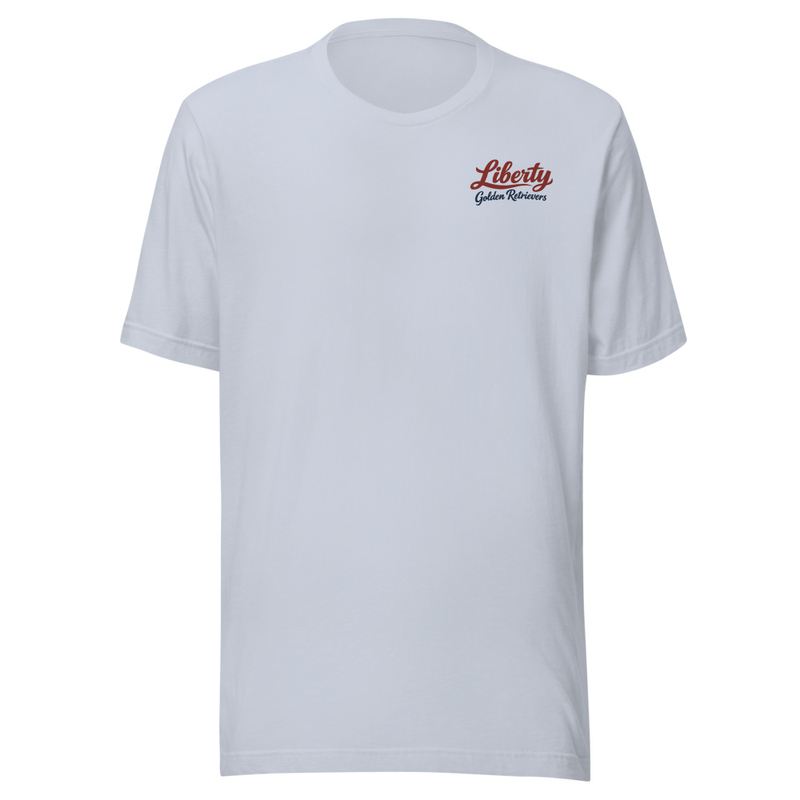 Liberty Goldens Semiquincentennial Tee — Light Blue