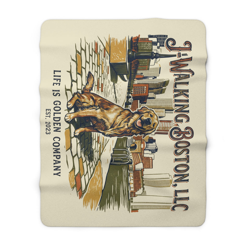 J-Walking Boston, LLC Cozy Sherpa Fleece Blanket