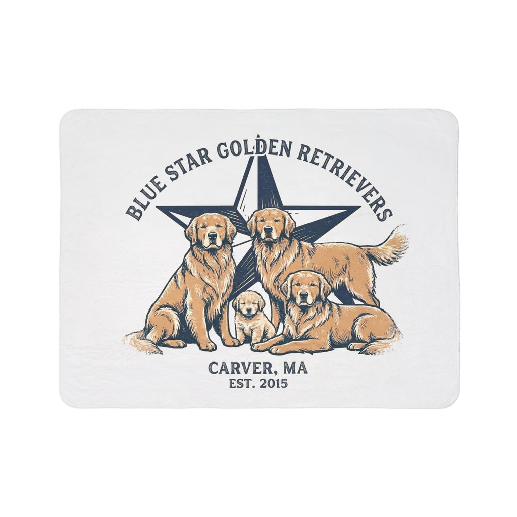Blue Star Cozy Fleece Sherpa Blanket