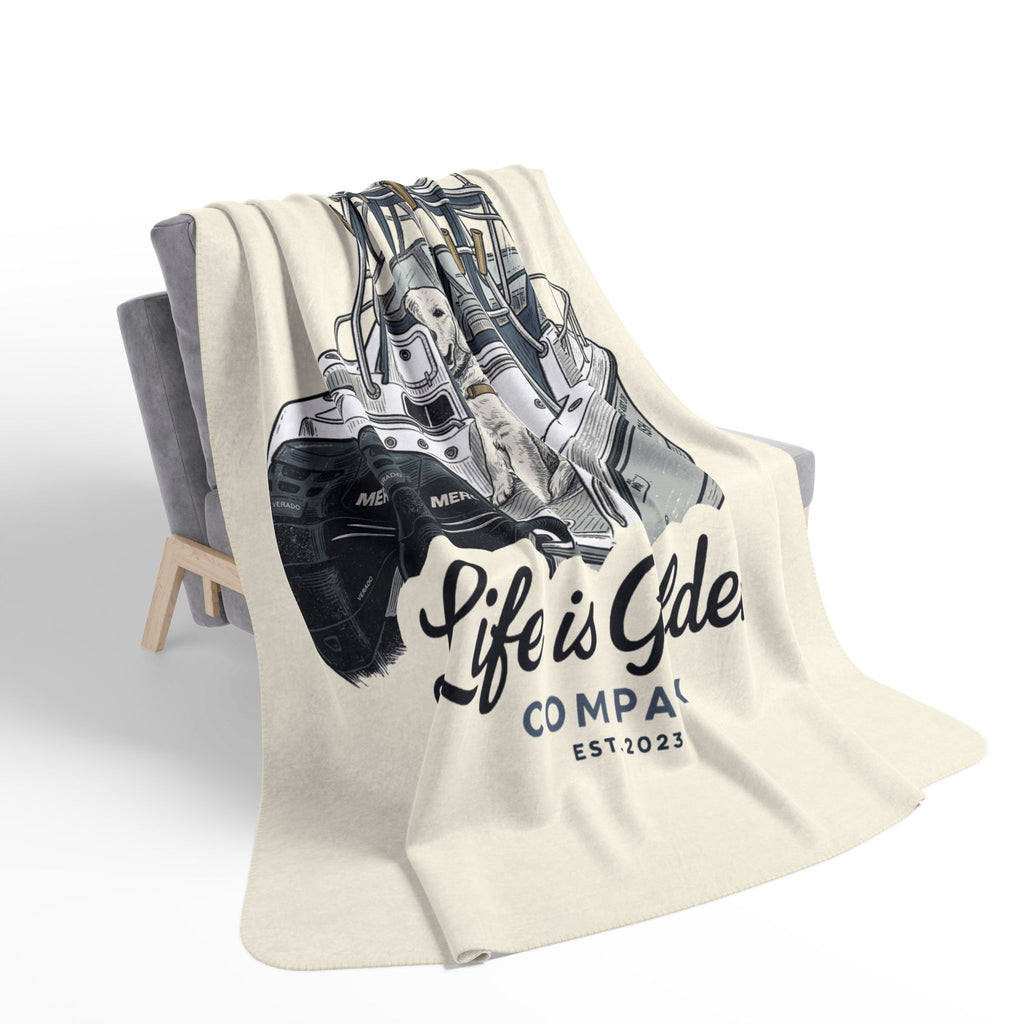 Boat Life Cozy Fleece Sherpa Blanket