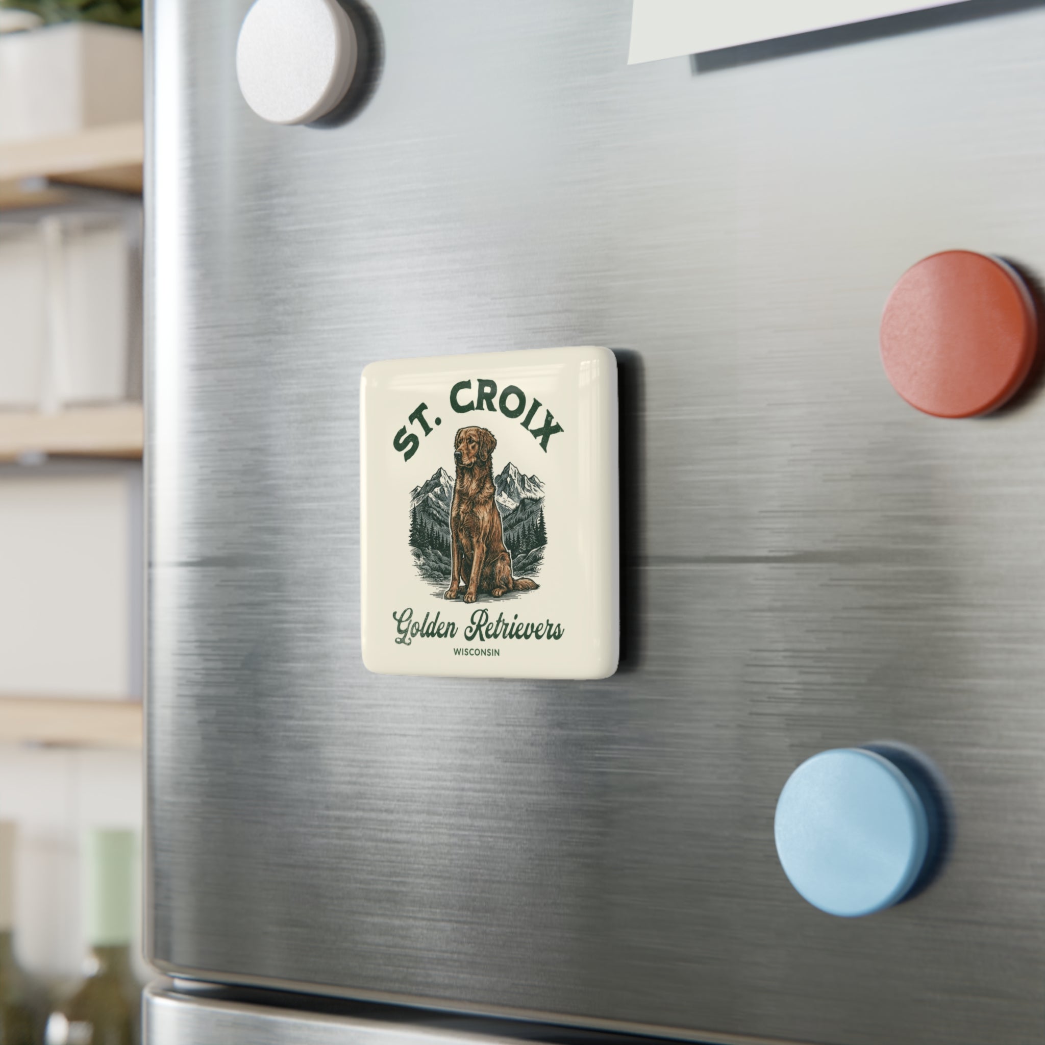 St. Croix Ceramic Magnet