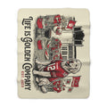 Cheering on the Team Cozy Sherpa Fleece Blanket