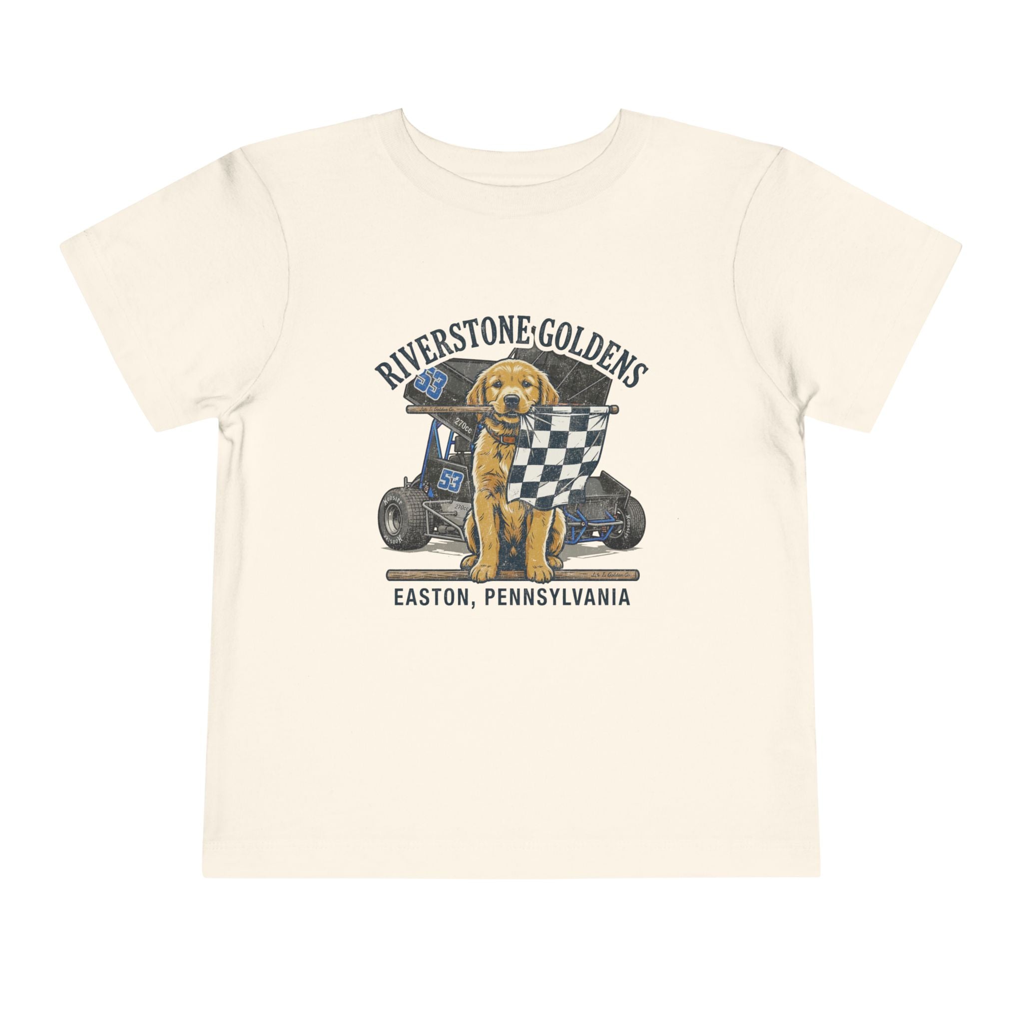 Riverstone Goldens Racing Toddler Tee