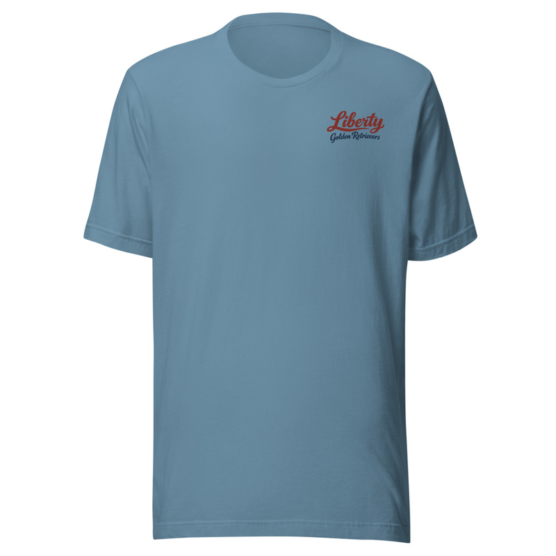 Liberty Goldens Semiquincentennial Tee — Steel Blue
