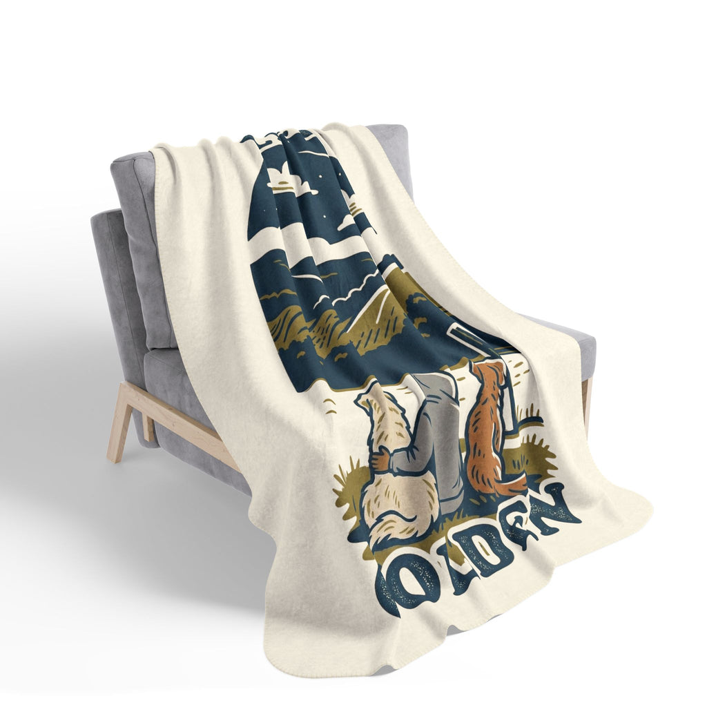 Virginia Overlook Cozy Fleece Sherpa Blanket