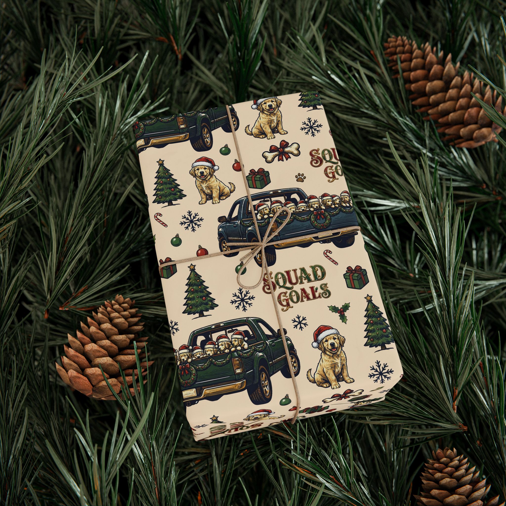 GoldRox - Squad Goals Gift Wrap Paper