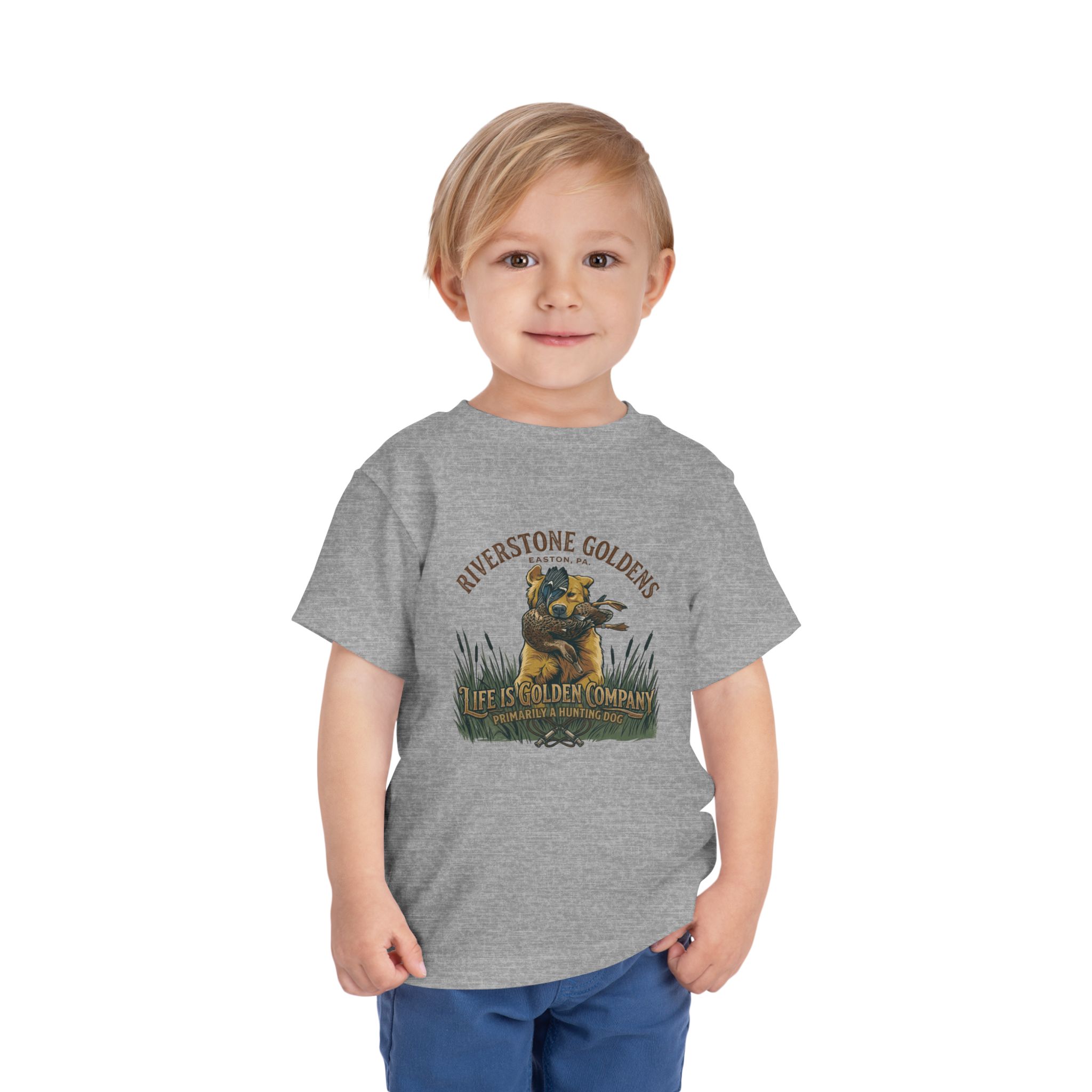 Riverstone Goldens Hunting Toddler Tee
