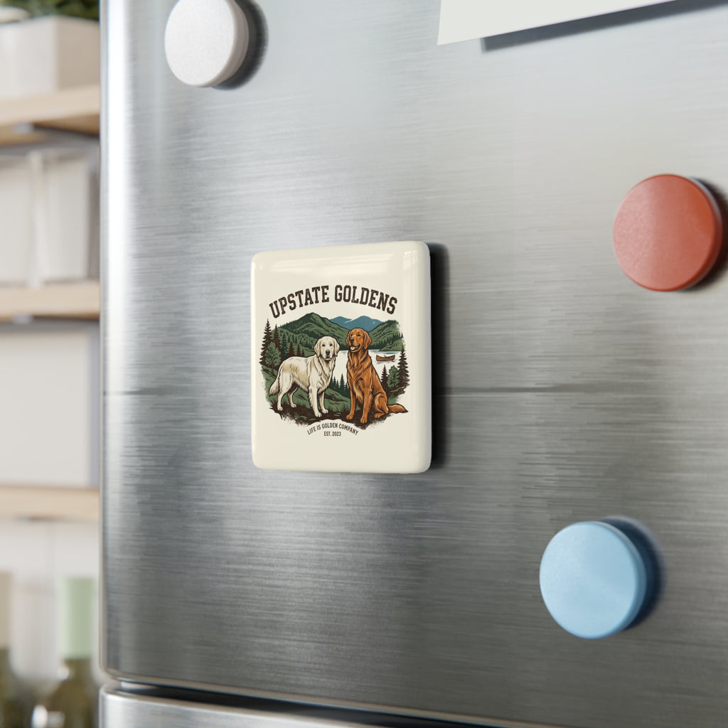 Upstate Goldens Ceramic Magnet