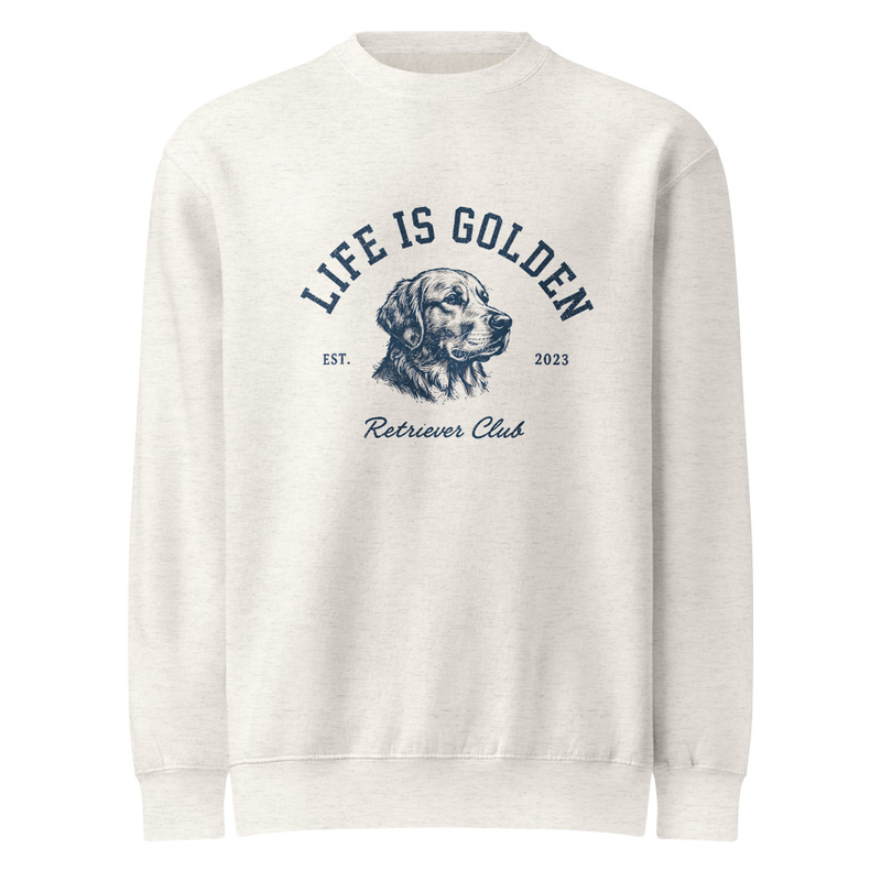Retriever Club Sweatshirt — Oatmeal Heather
