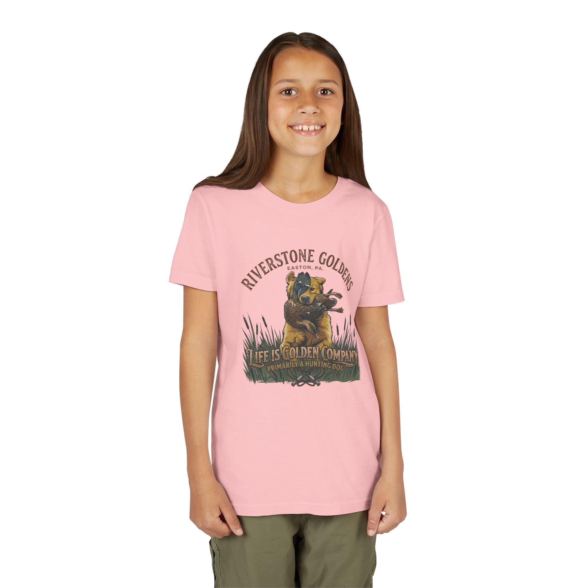 Riverstone Goldens Hunting Unisex Youth Tee