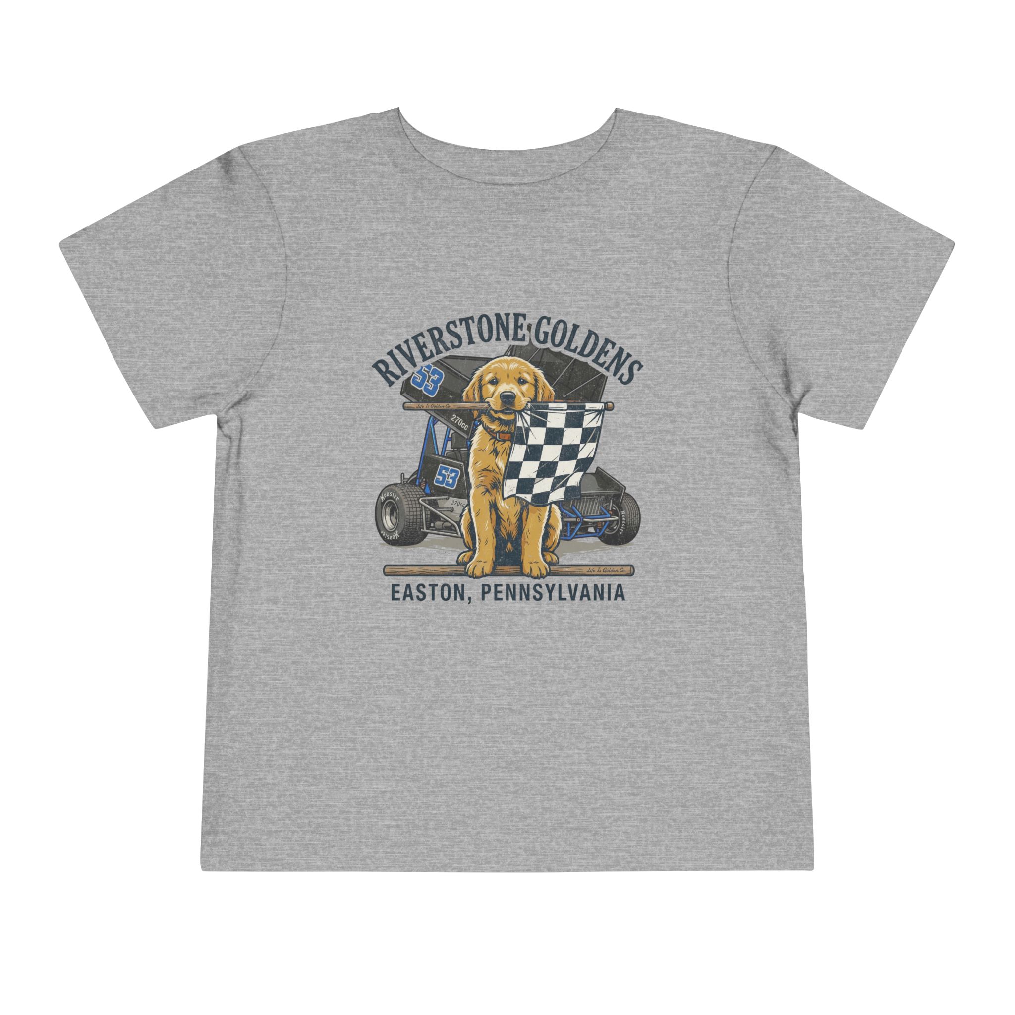 Riverstone Goldens Racing Toddler Tee