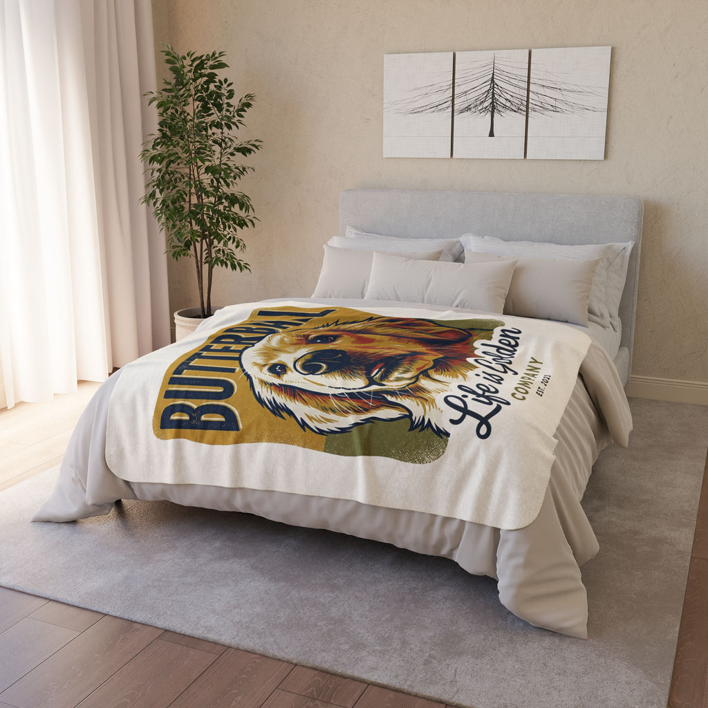 Butterball Cozy Fleece Sherpa Blanket