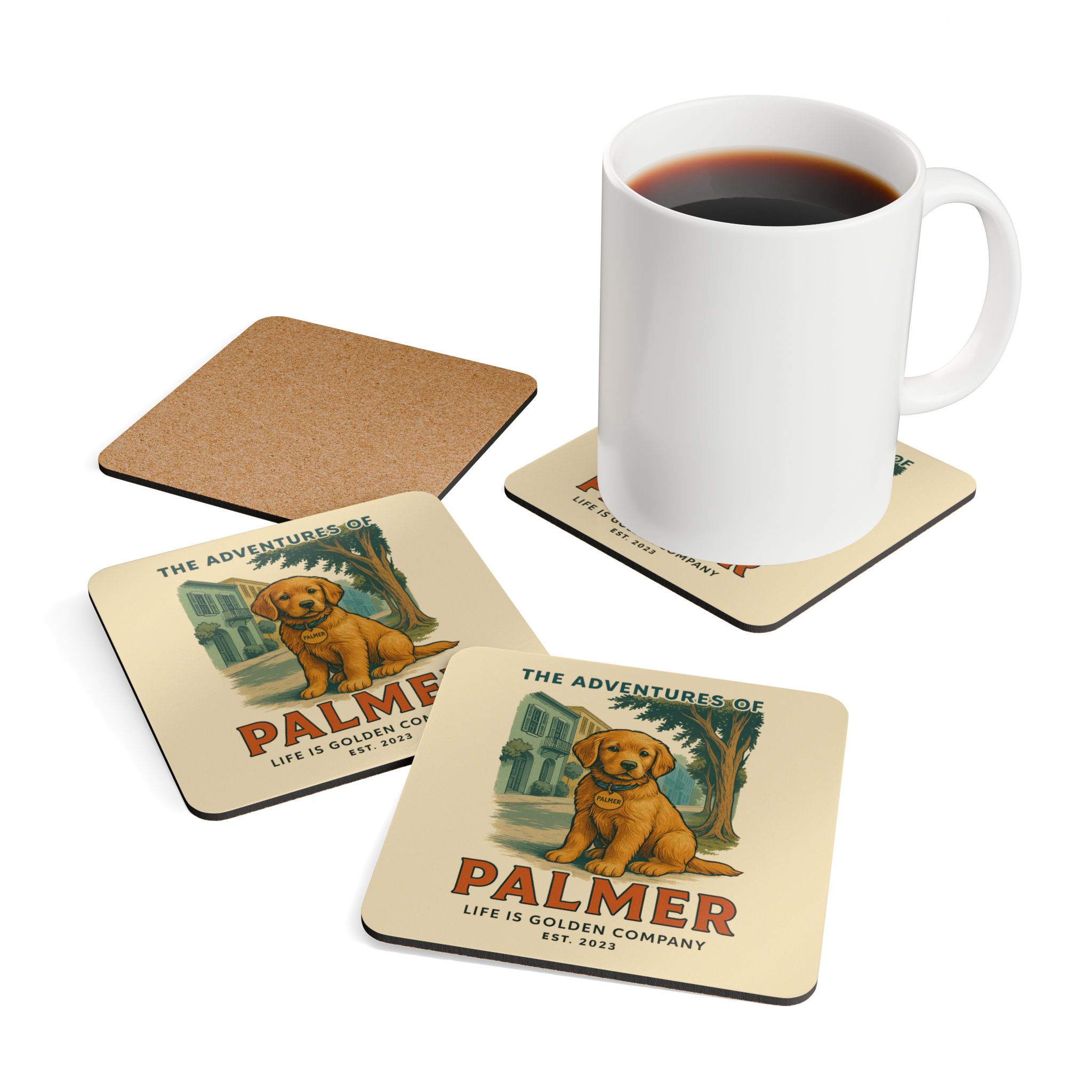 The Adventures of Palmer Corkwood Coaster Set