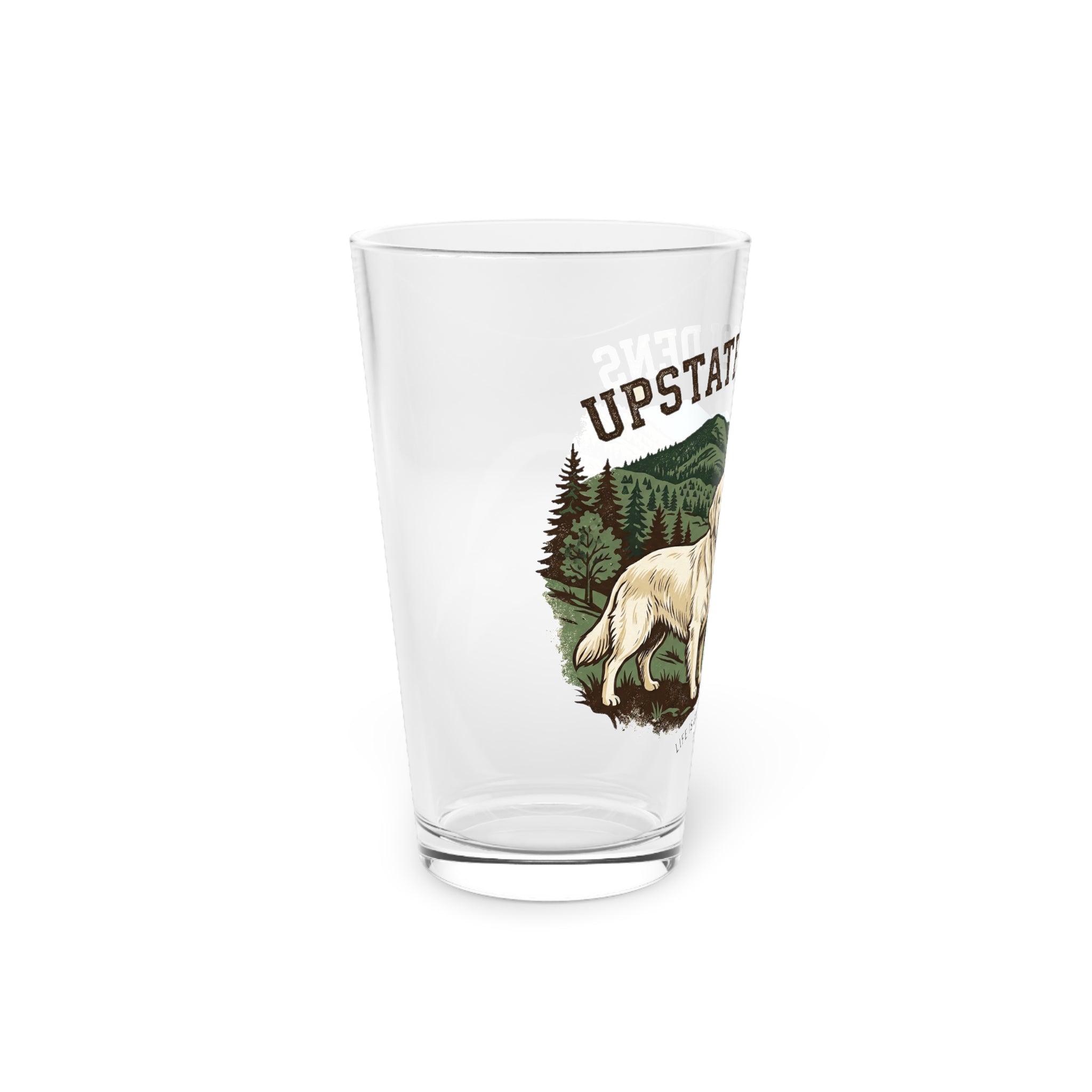 Upstate Goldens Pint Glass