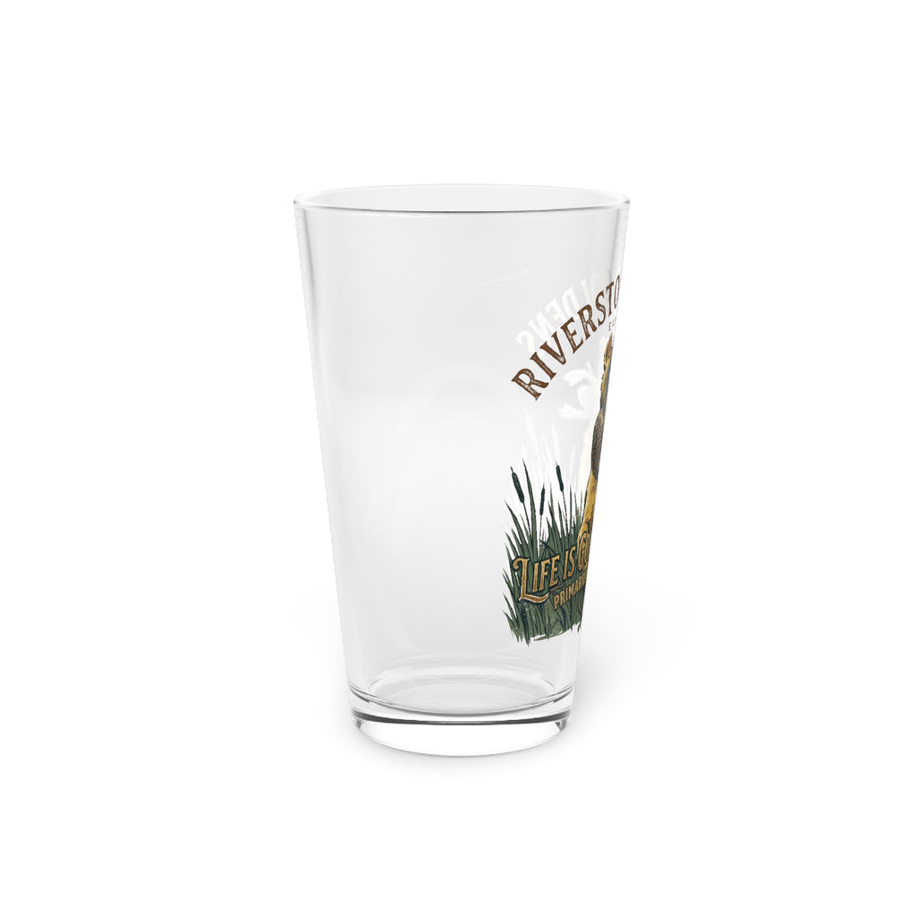 Riverstone Goldens Hunting Pint Glass