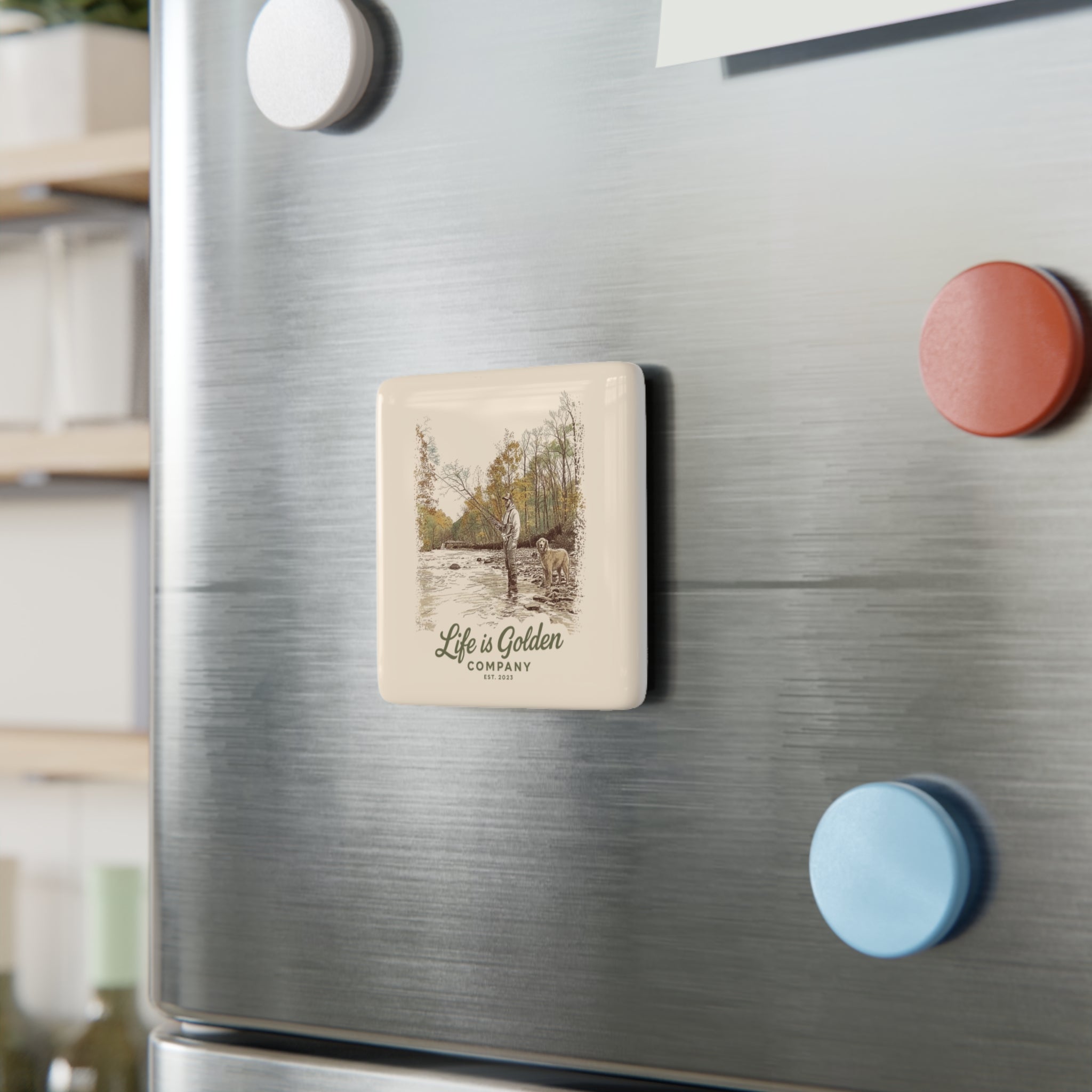 Cast &amp; Companion Ceramic Magnet