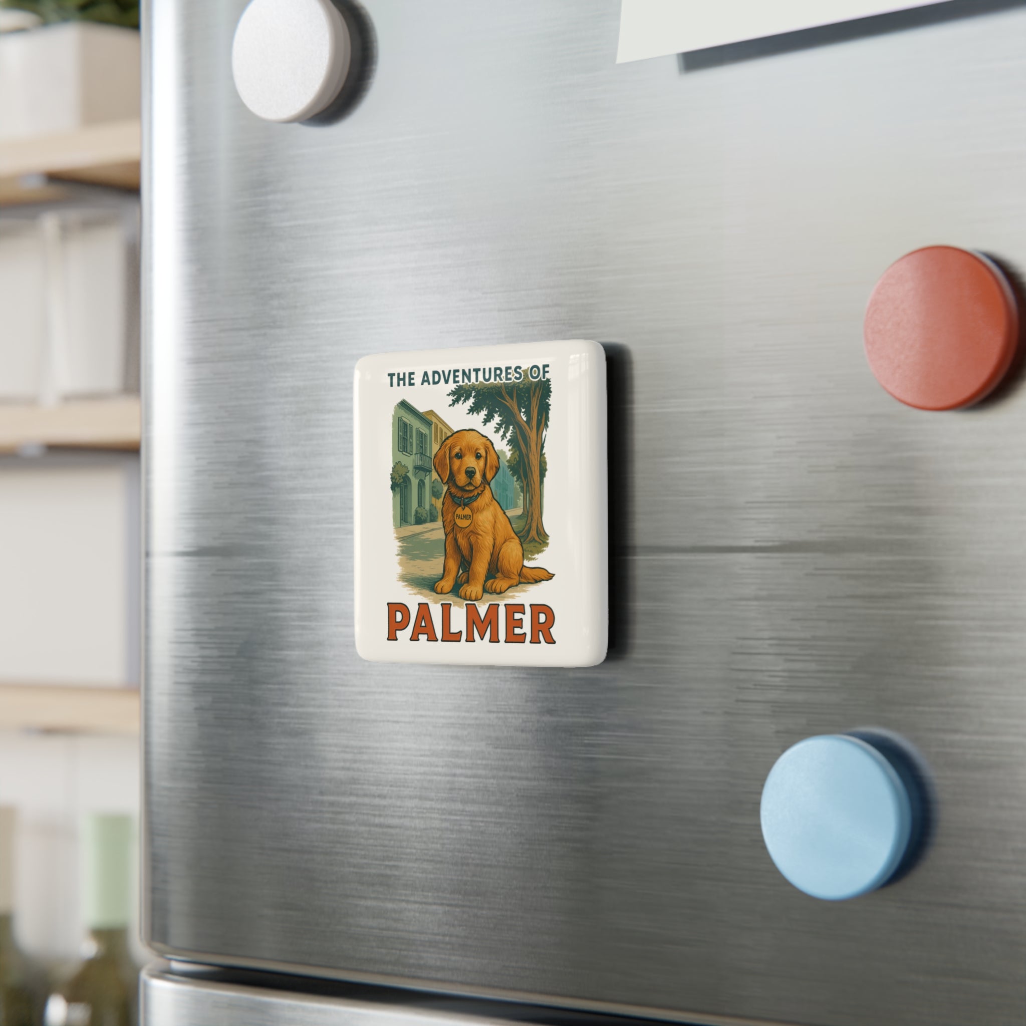 The Adventures of Palmer Ceramic Magnet