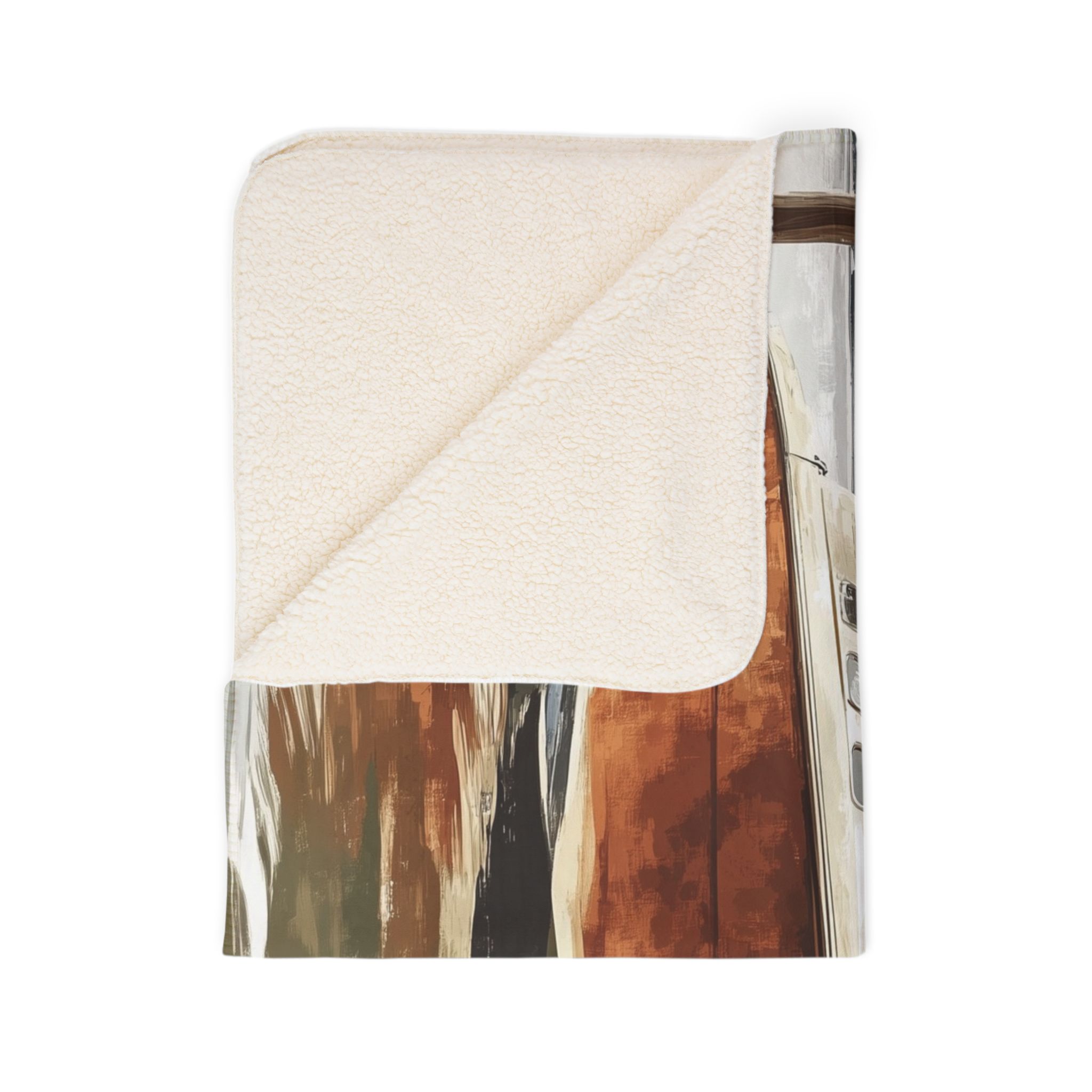 Anchors Away Cozy Fleece Sherpa Blanket