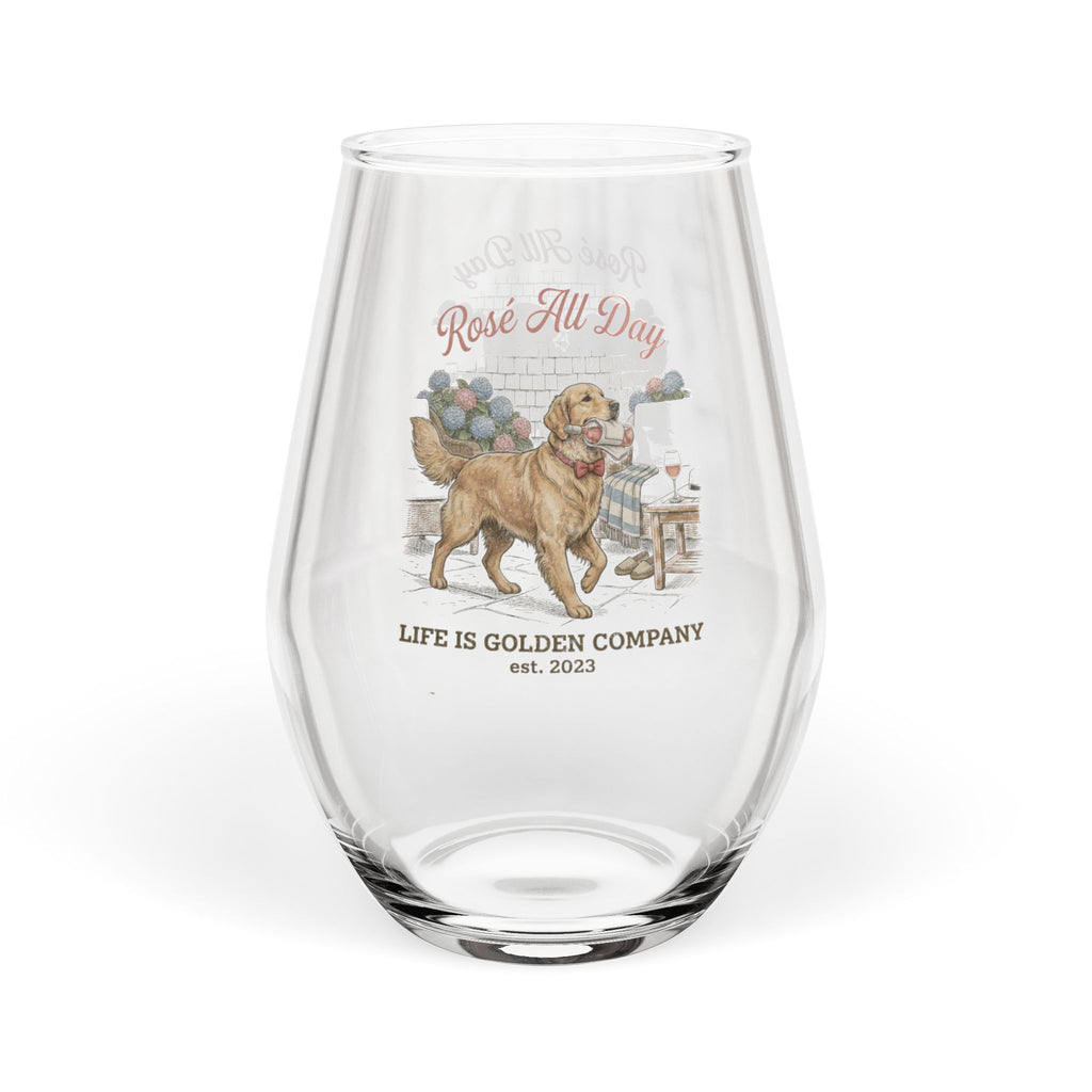 Rosé All Day Stemless Wine Glass 11.75 oz