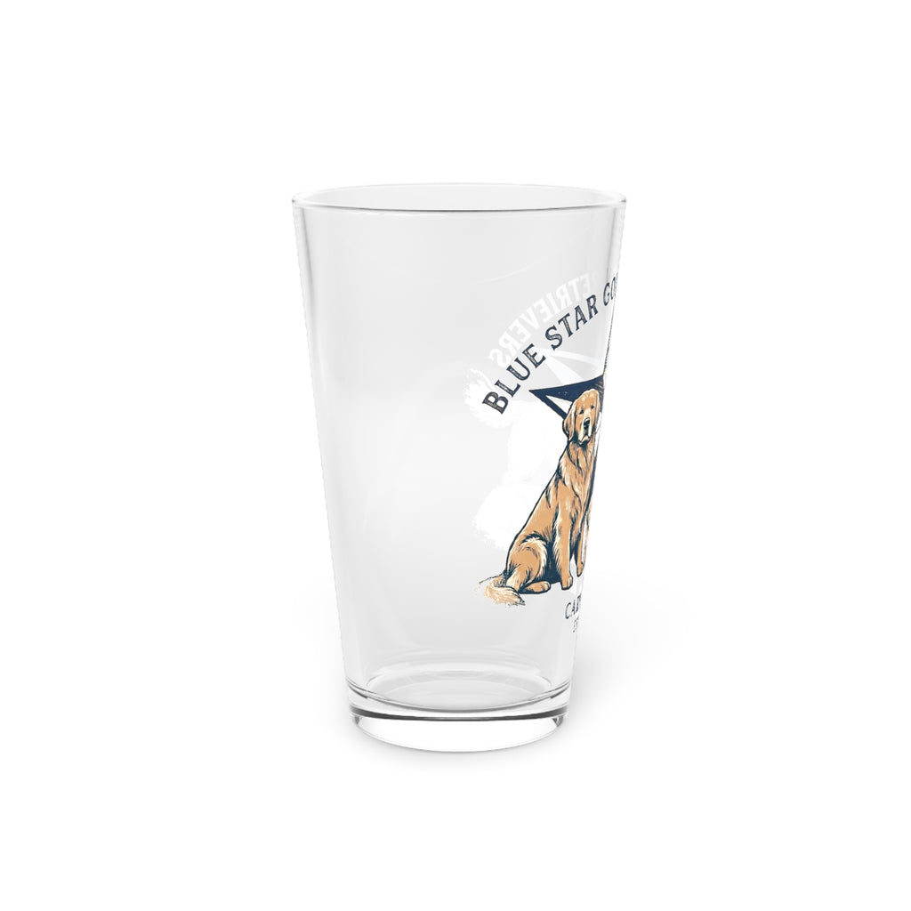 Blue Star Pint Glass
