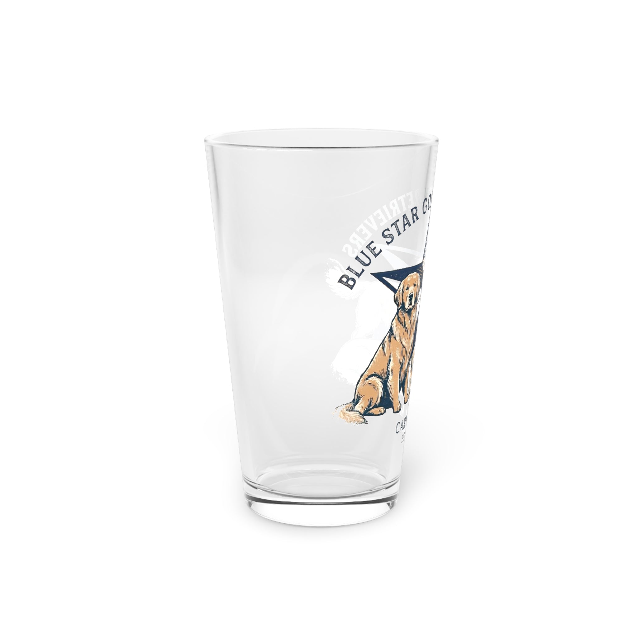 Blue Star Pint Glass