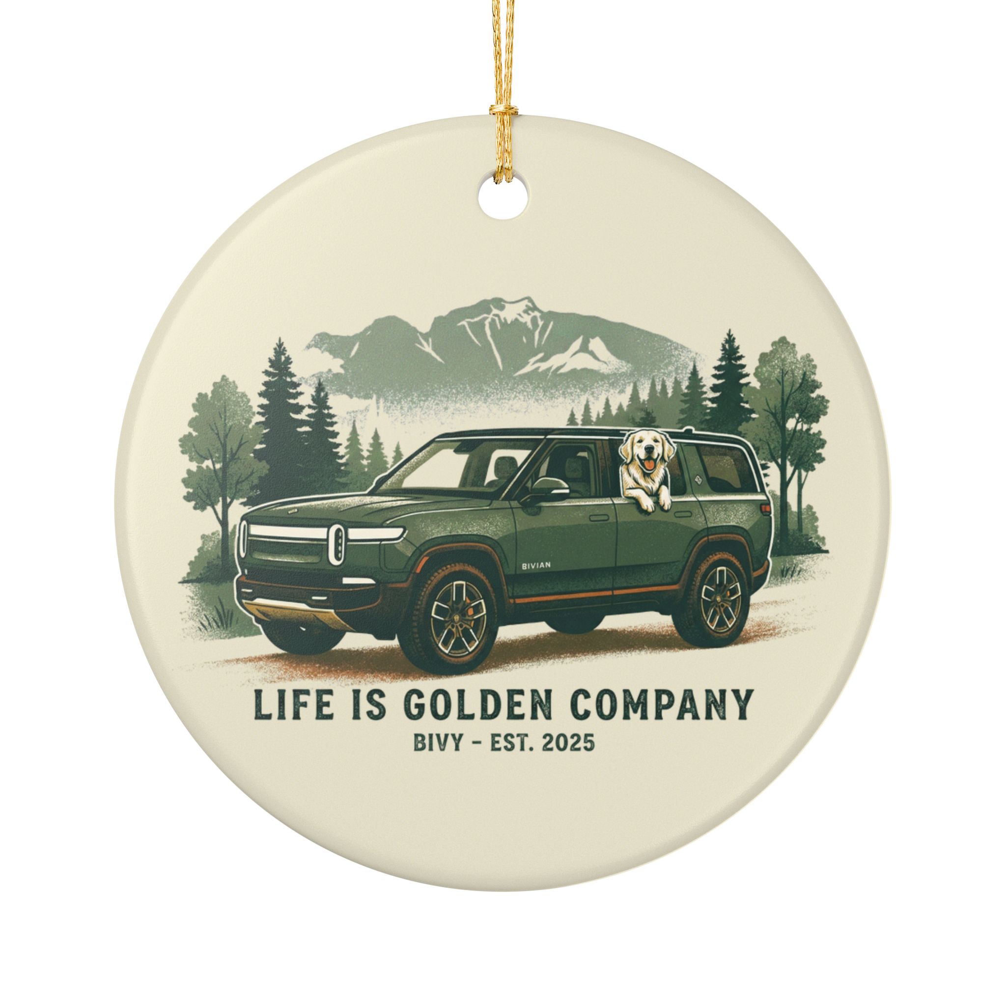 The Bivian Ceramic Ornament