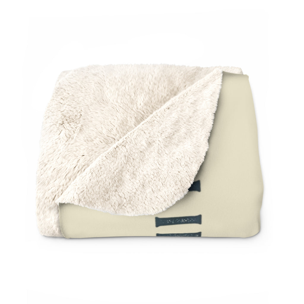 Mountain Campers Cozy Sherpa Fleece Blanket