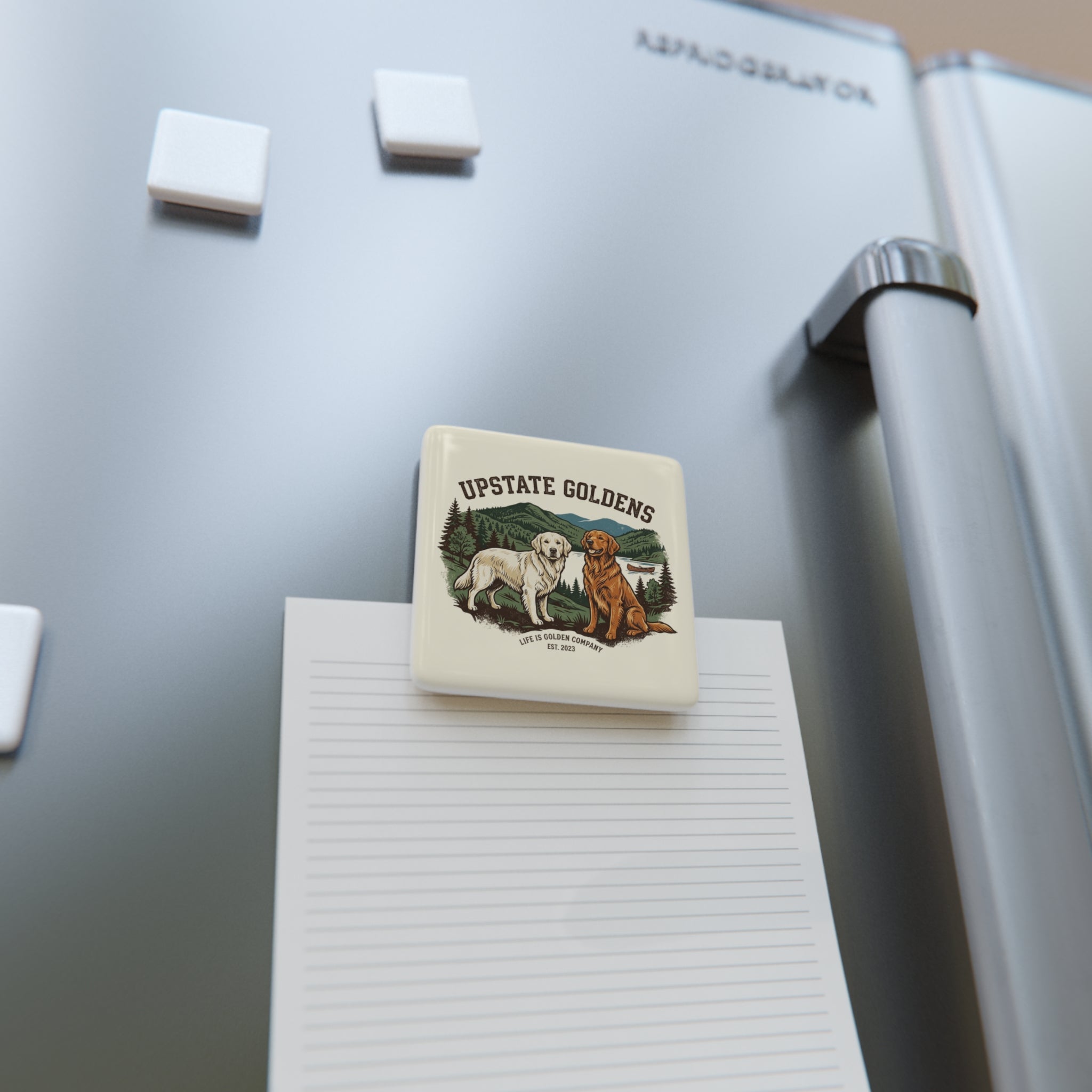 Upstate Goldens Ceramic Magnet