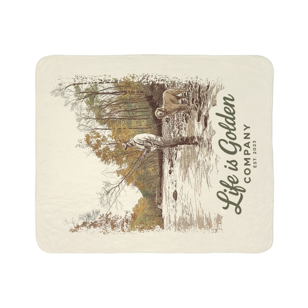 Cast &amp; Companion Cozy Fleece Sherpa Blanket