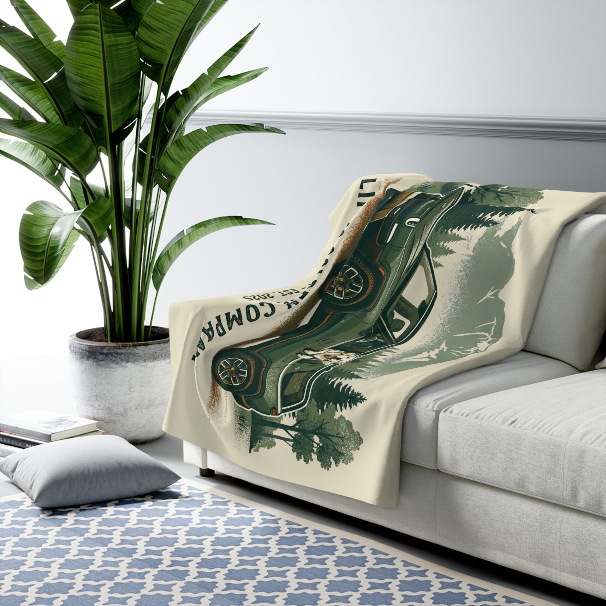 The Bivian Cozy Sherpa Fleece Blanket