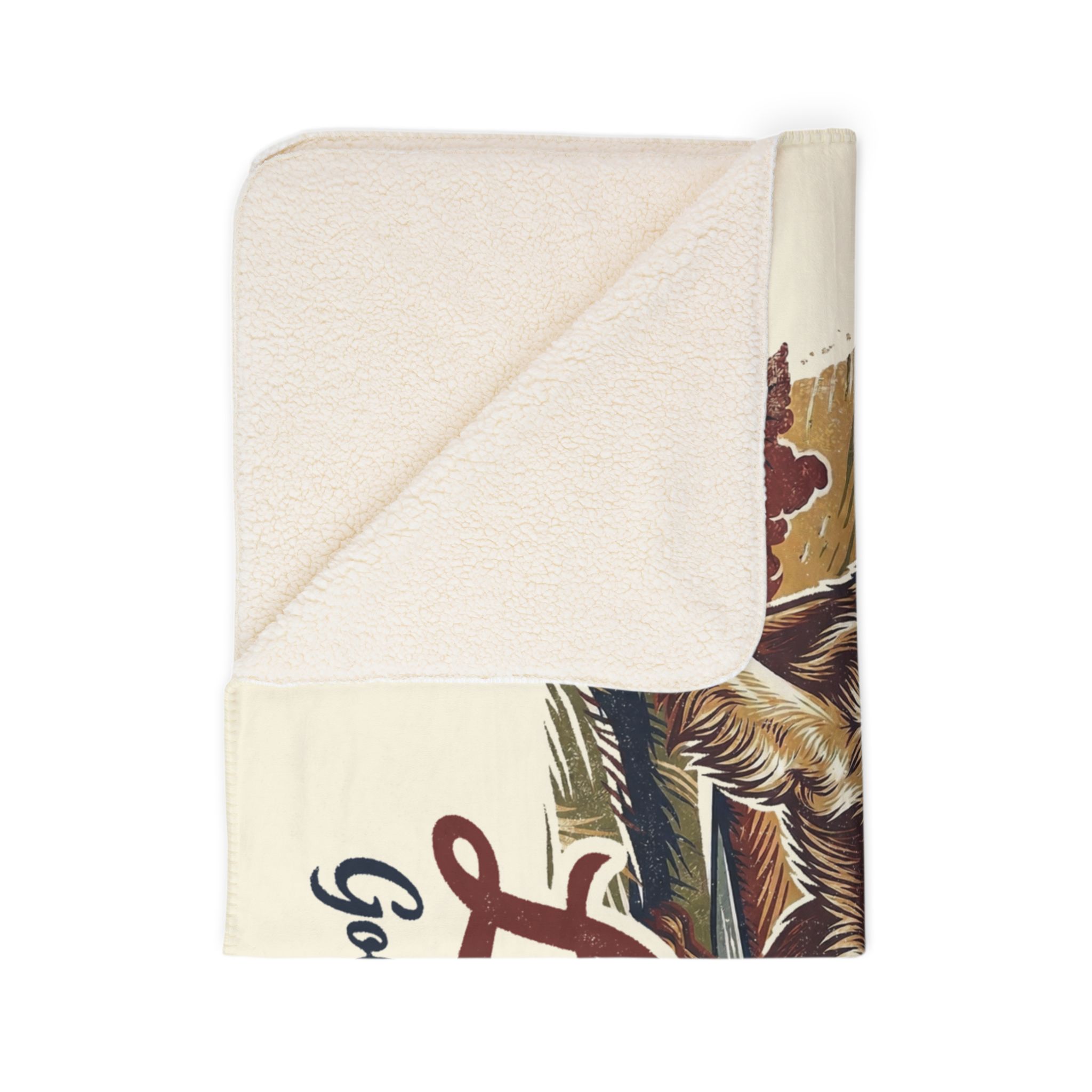 Liberty Golden Retrievers  Cozy Fleece Sherpa Blanket