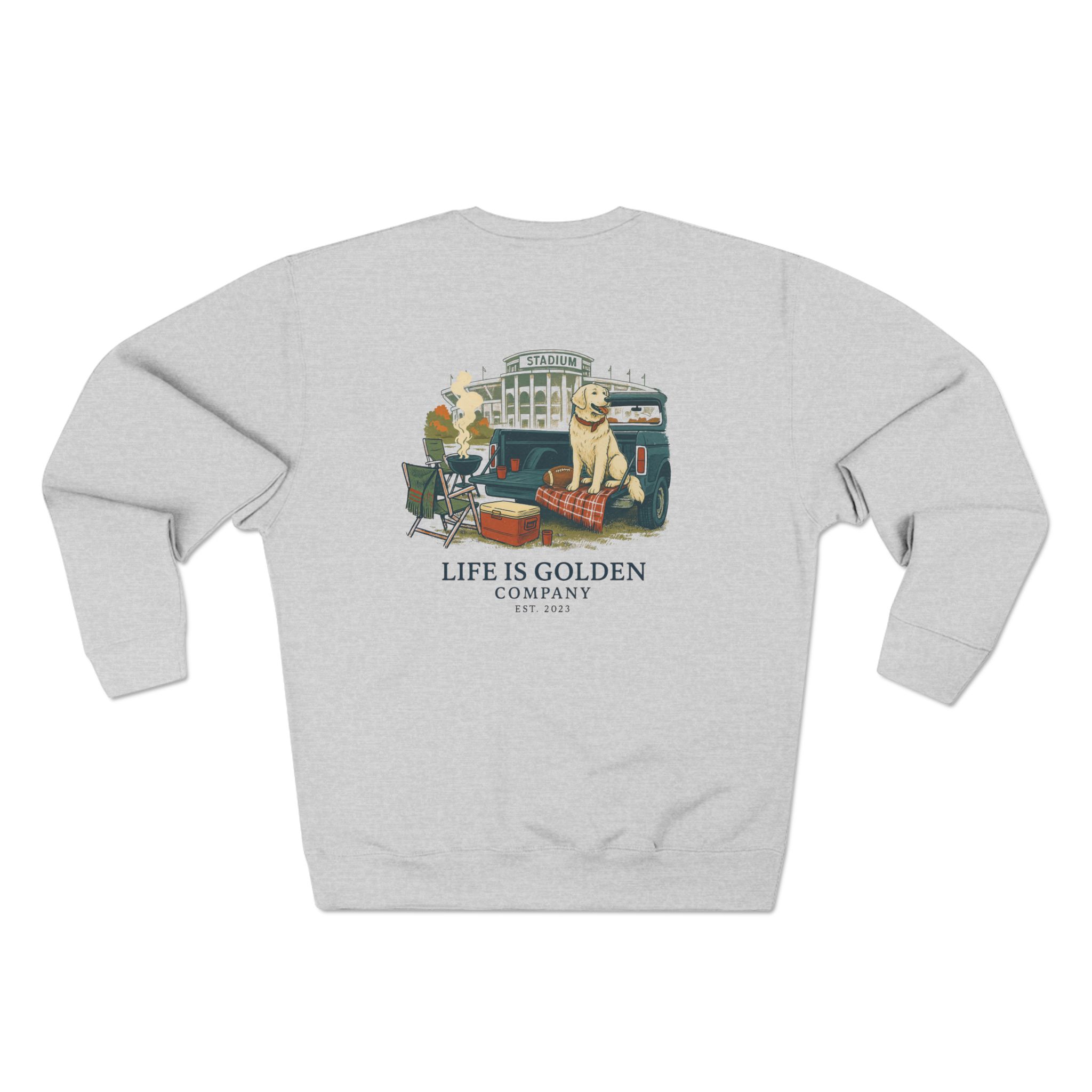 Game Day Sweatshirt - English Cream Golden Retriever Edition