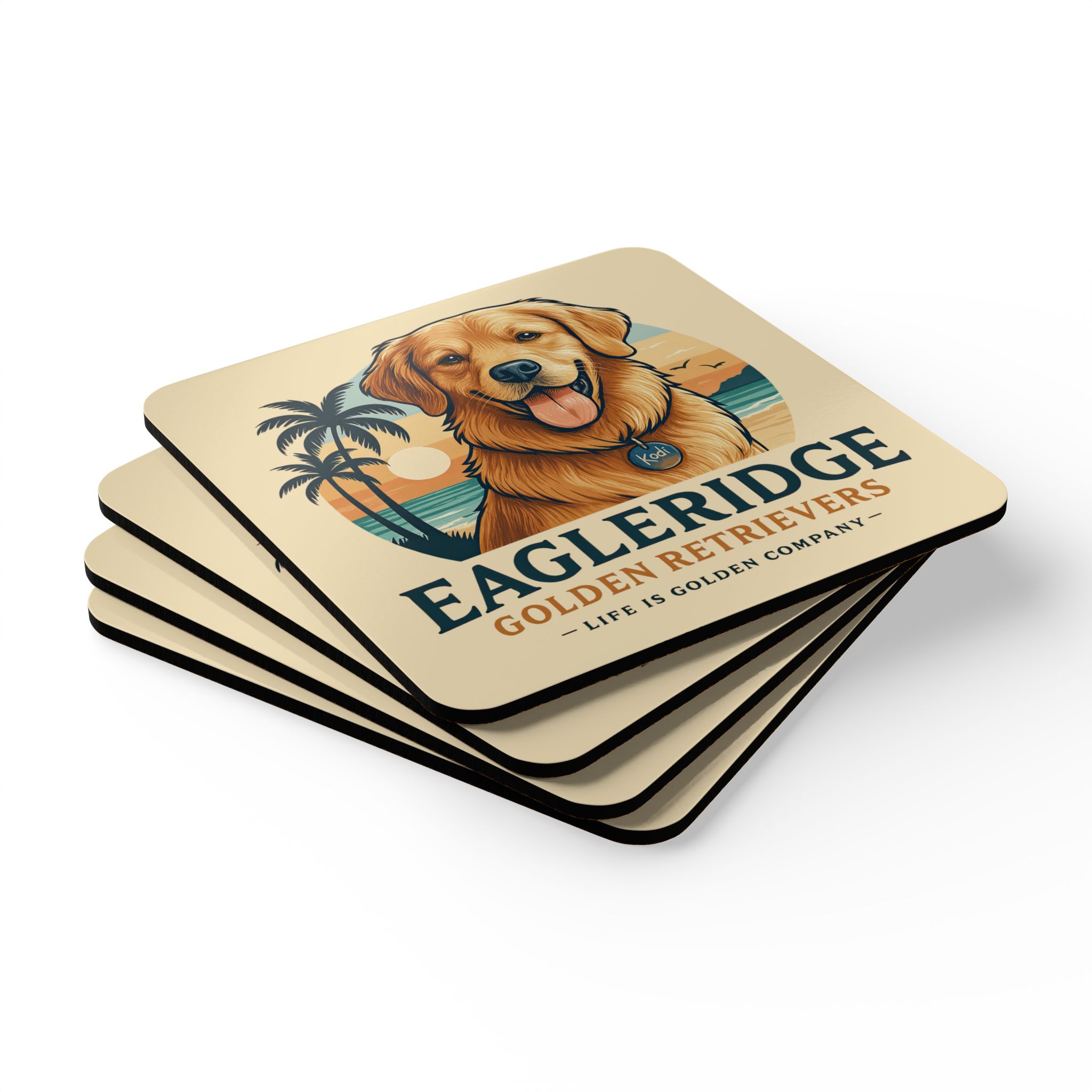 Eagleridge - Kodi Corkwood Coaster Set