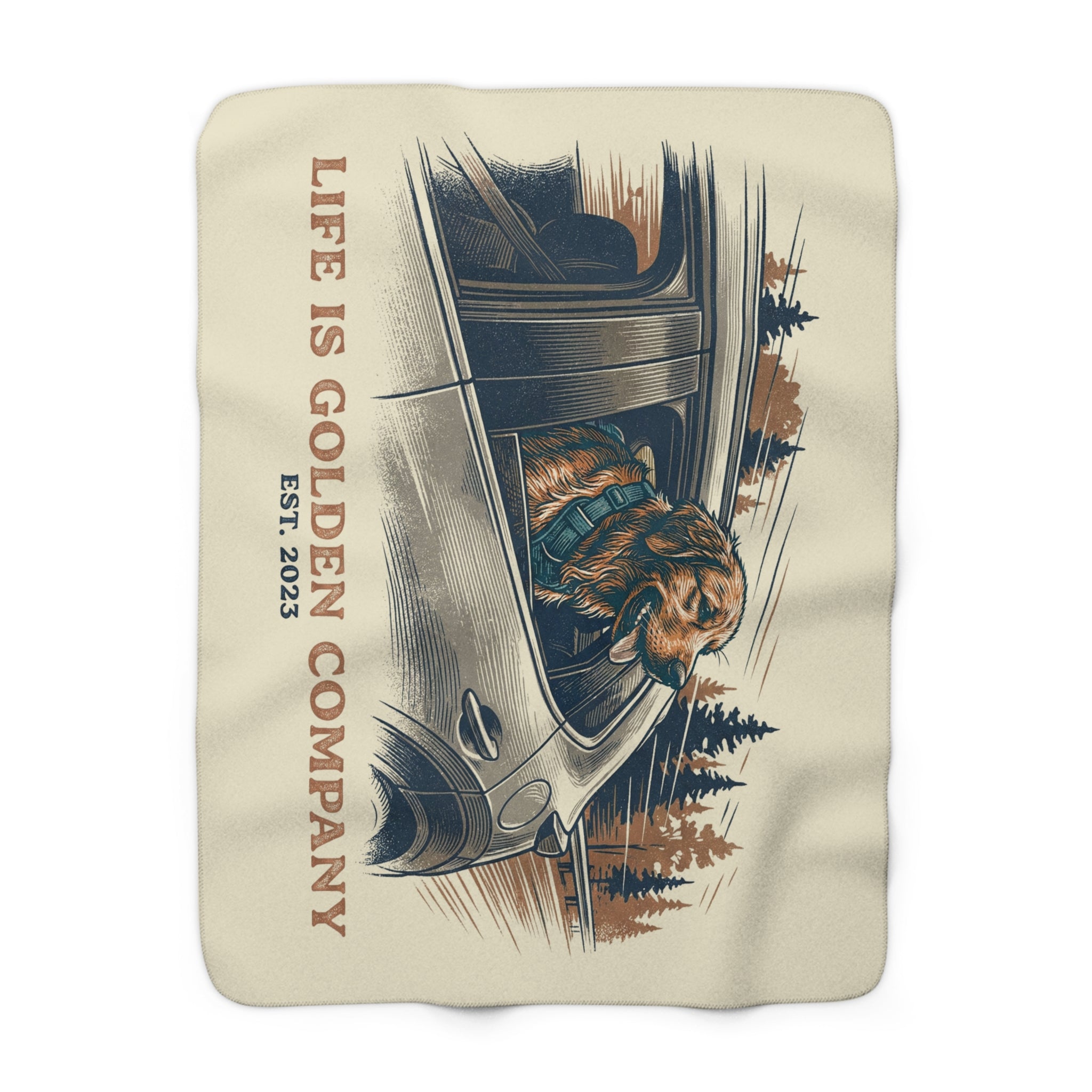 Cruiser Cooper Cozy Sherpa Fleece Blanket