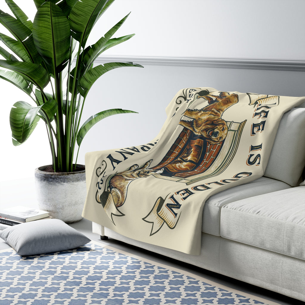 Classic Companions Cozy Sherpa Fleece Blanket