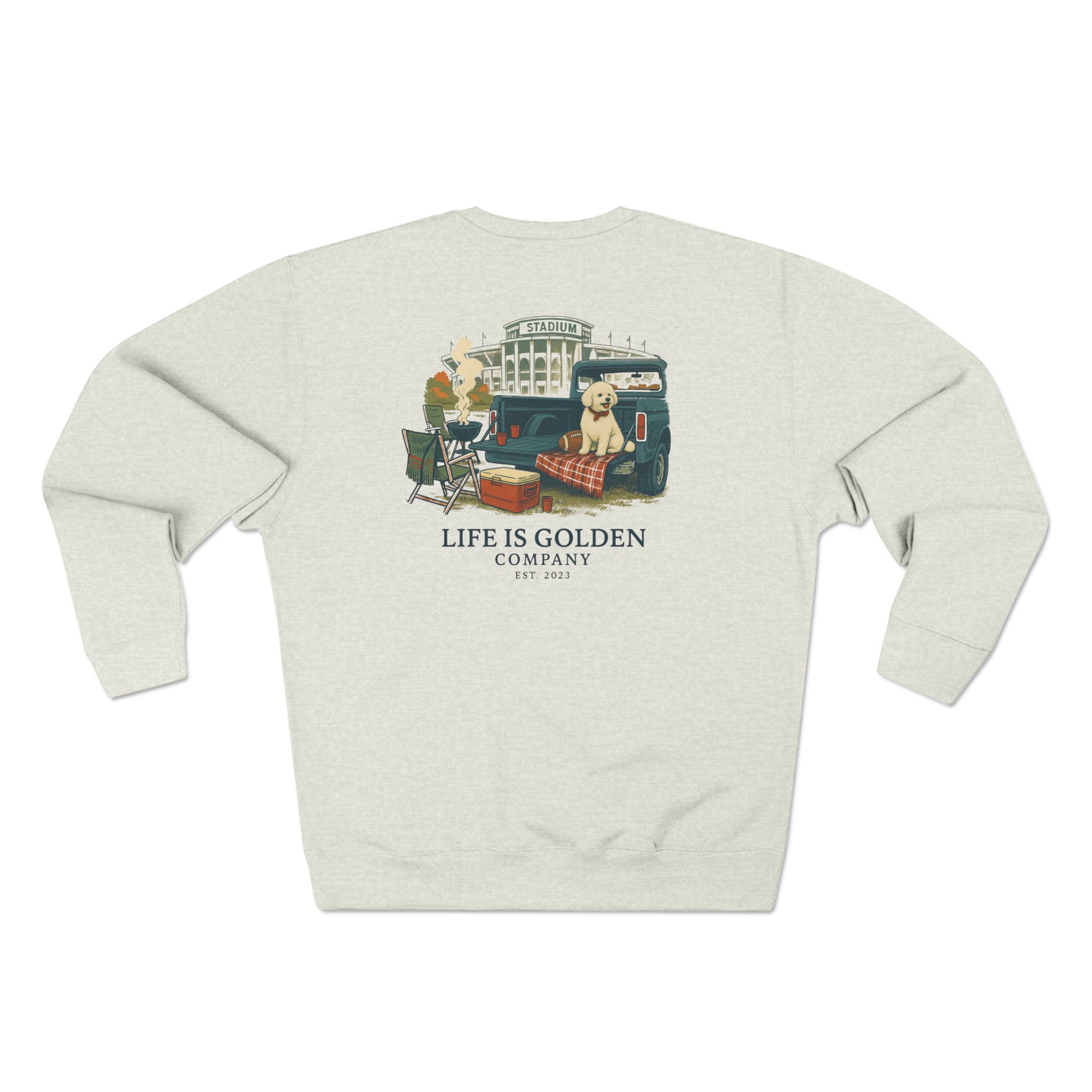Game Day Sweatshirt - Bichon Frise Edition