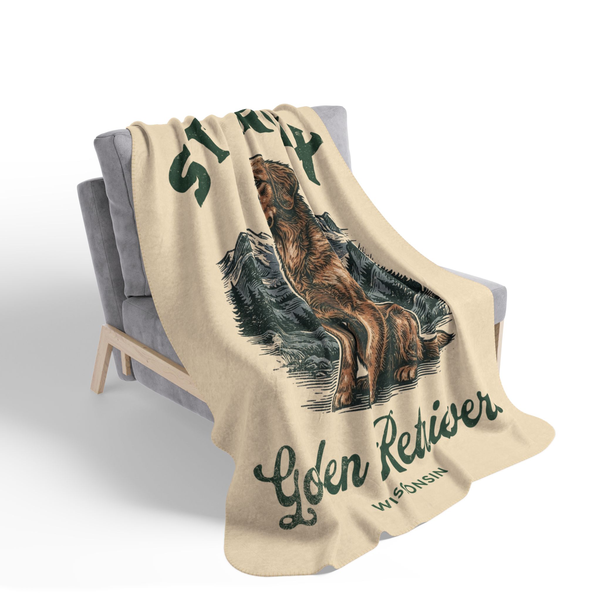 St. Croix Cozy Fleece Sherpa Blanket
