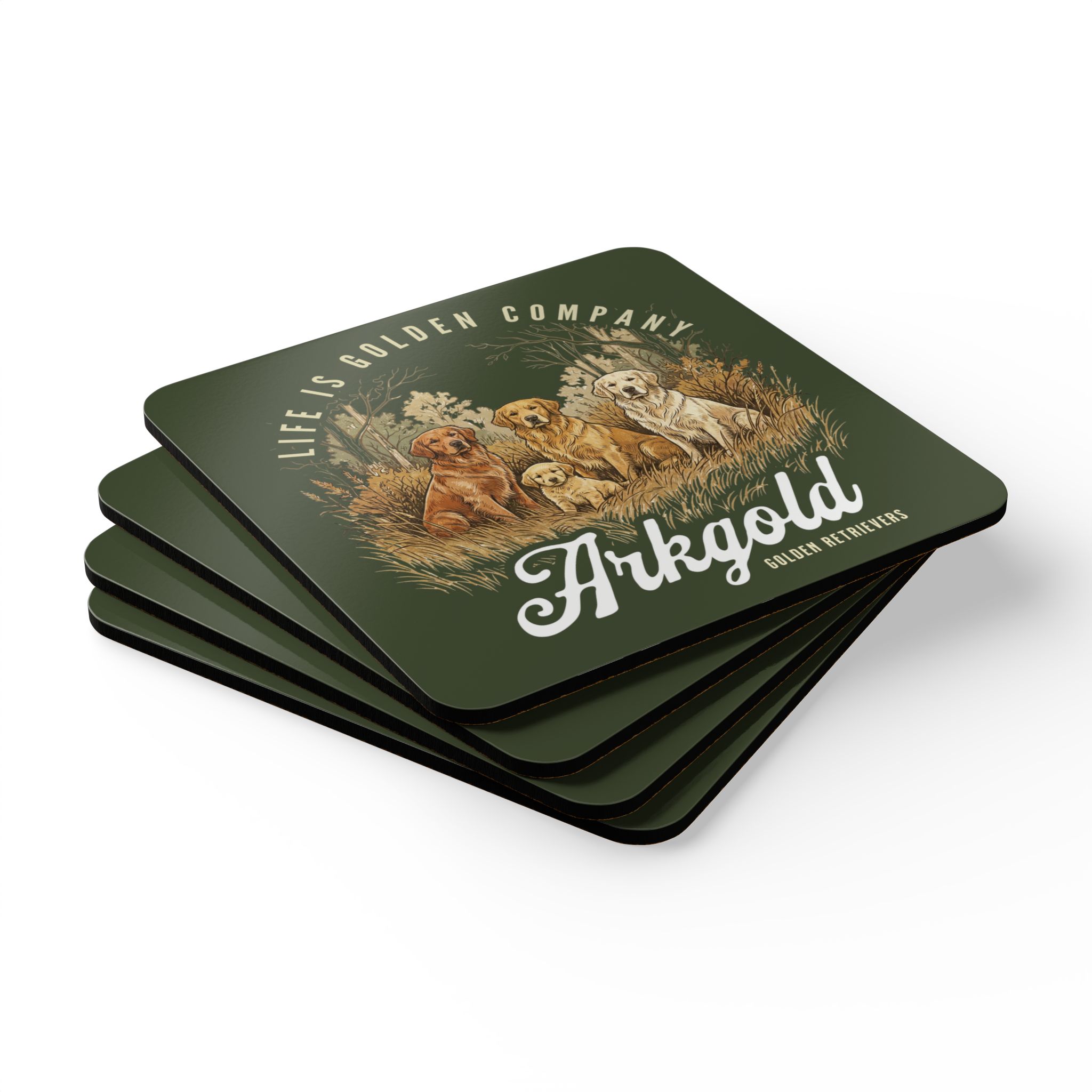 ArkgoldCorkwood Coaster Set