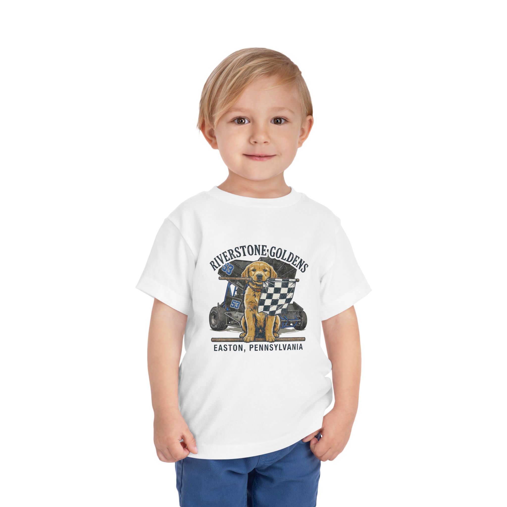 Riverstone Goldens Racing Toddler Tee