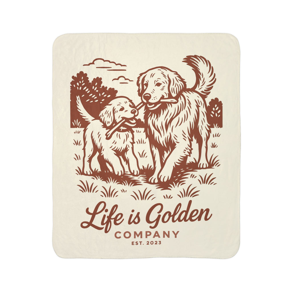 Sharing Sticks Cozy Fleece Sherpa Blanket