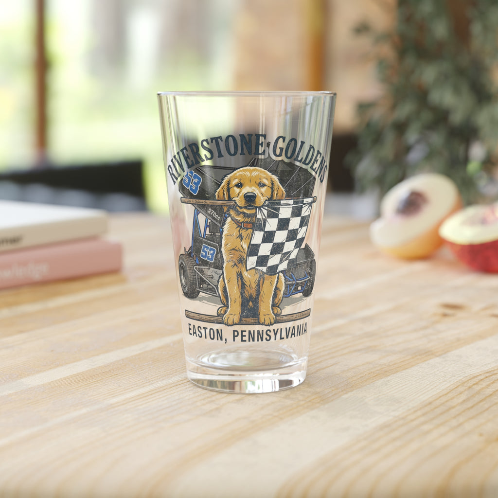 Riverstone Goldens Racing Pint Glass