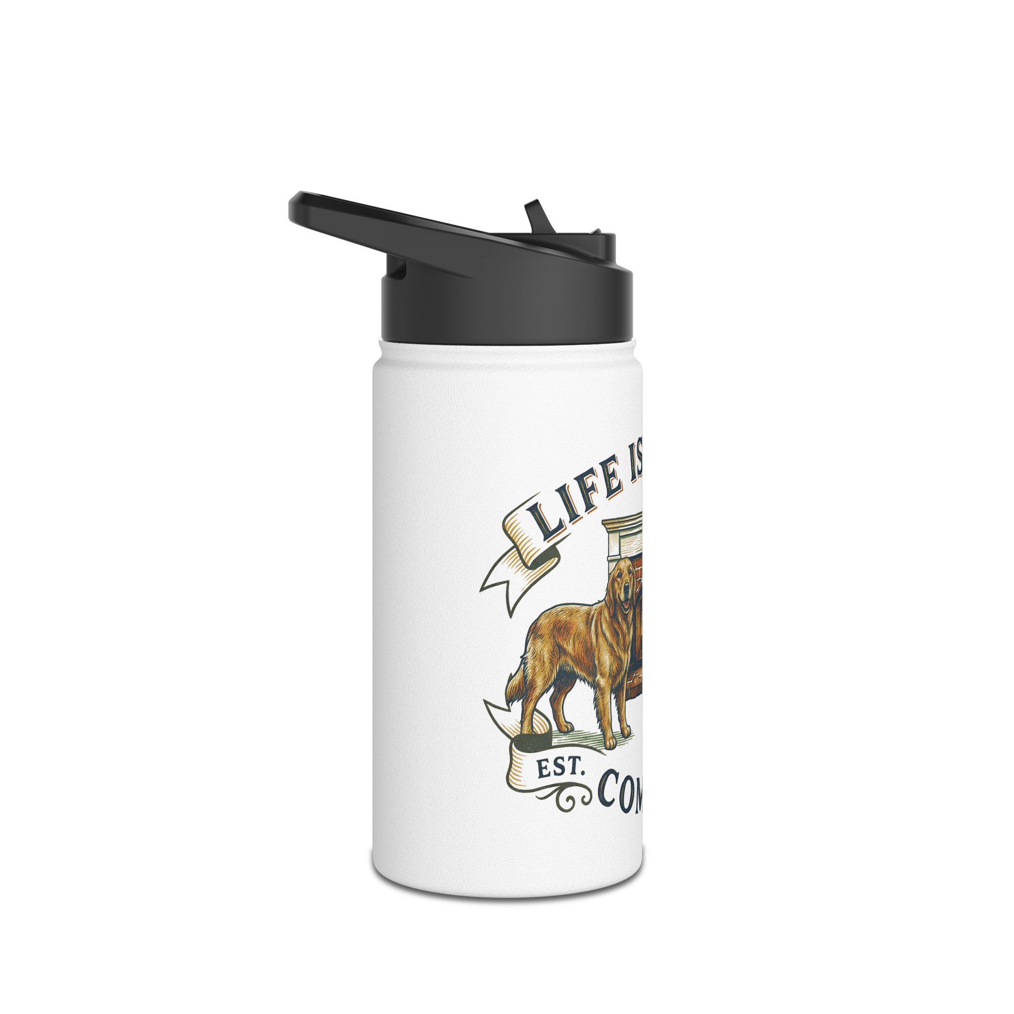 Classic Companions Stainless Steel Water Bottle