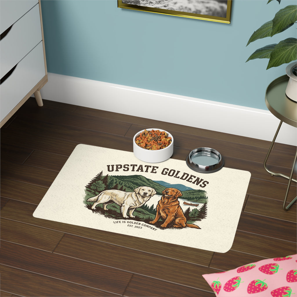 Upstate Goldens Pet Food Mat (12x18)
