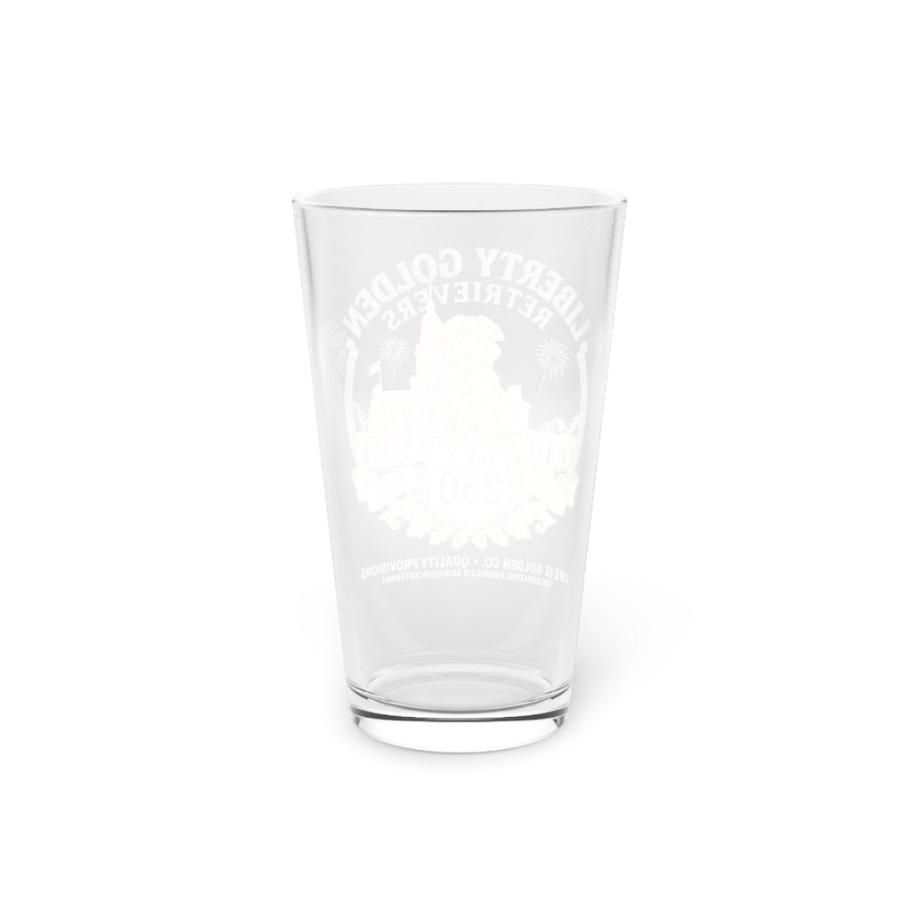 Liberty Goldens Semiquincentennial Pint Glass