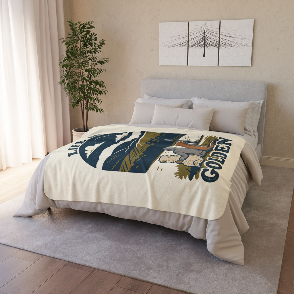 Virginia Overlook Cozy Fleece Sherpa Blanket
